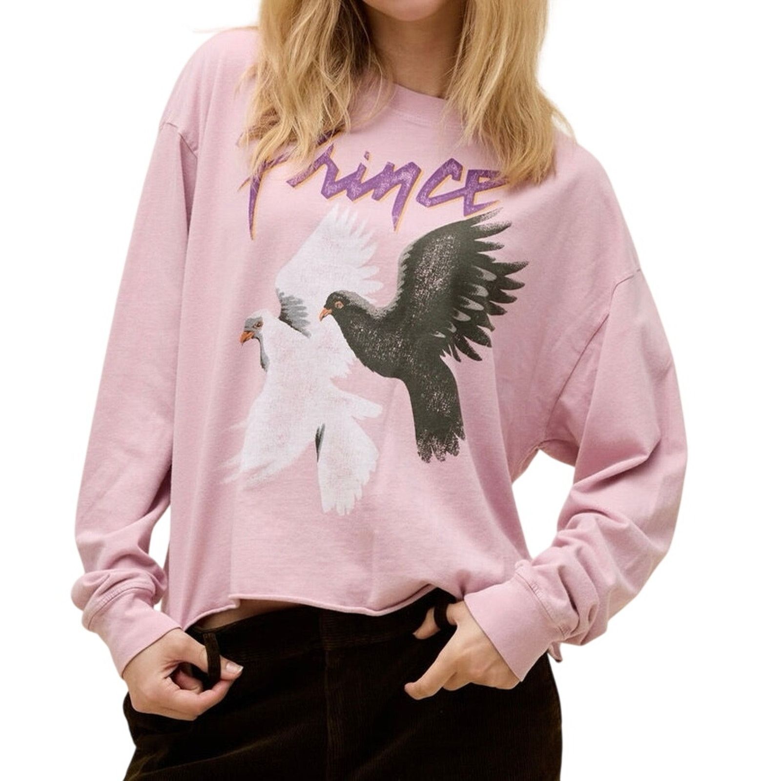 DAYDREAMER Prince and the Revolution Crop Long Sleeve Size M