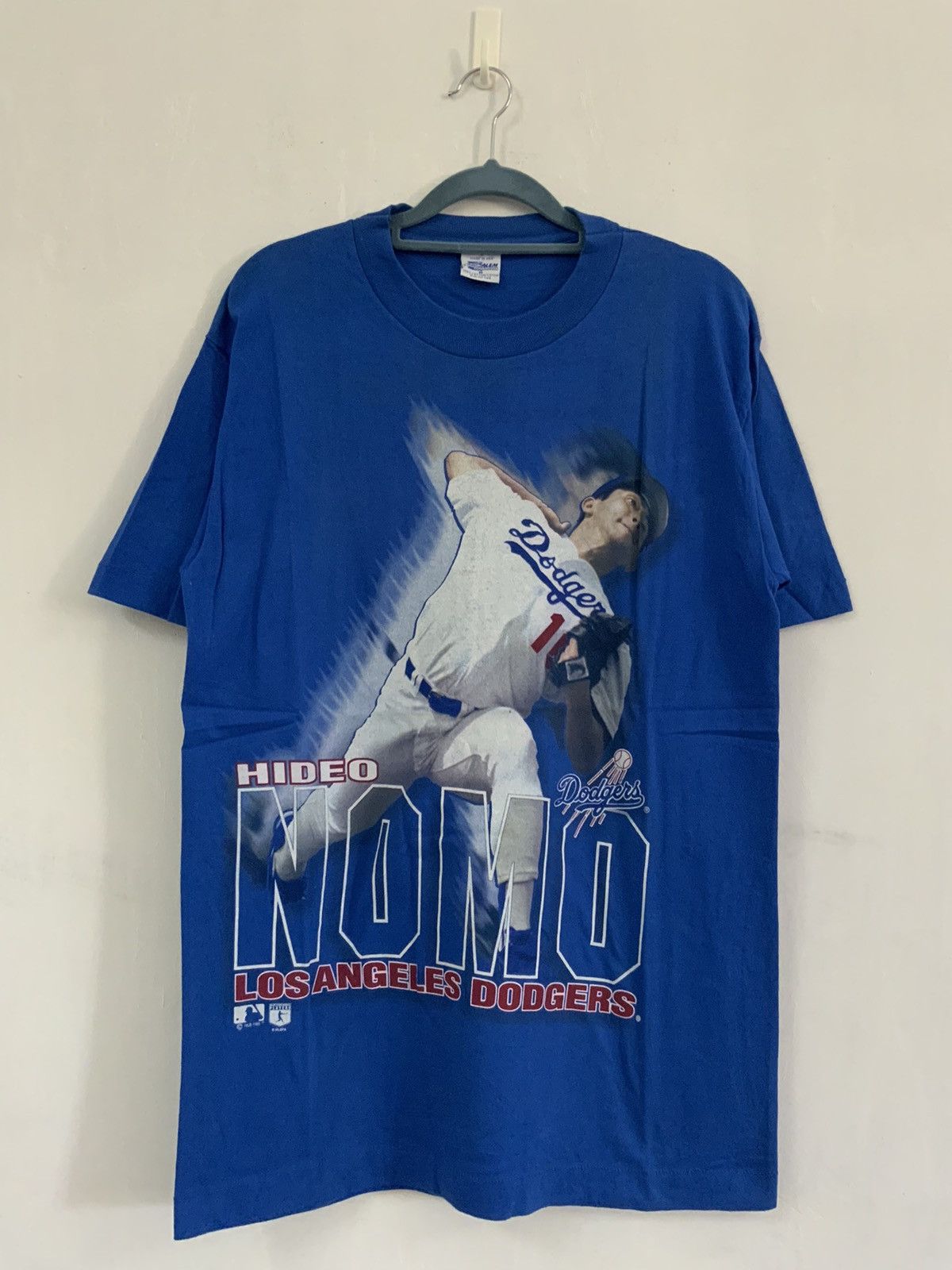 Salem Sportswear Vintage Hideo Nomo Los Angeles Dodgers ‘95 Tee Size US M / EU 48-50 / 2 - 1 Thumbnail