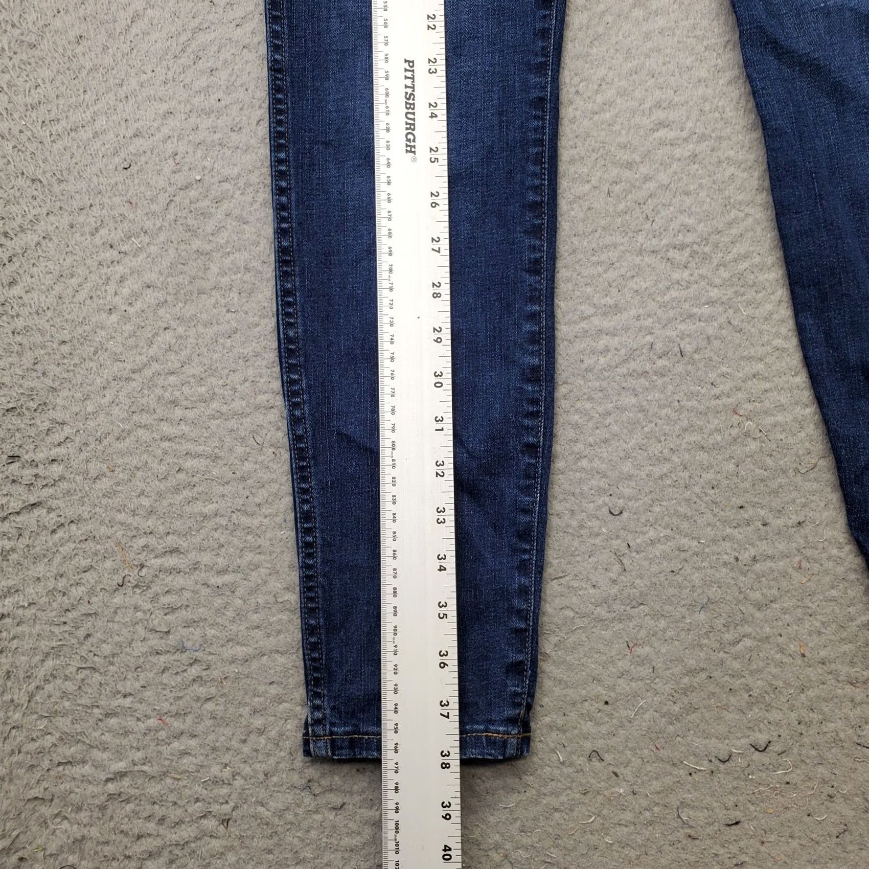 Madewell Madewell Skinny Jeans Womens Blue Denim High Rise Hayes Wash Jeans 28 Inseam 28 5-Pocket Denim Cotton Regular Mens? Womens Size 28" / US 6 / IT 42 - 3 Thumbnail