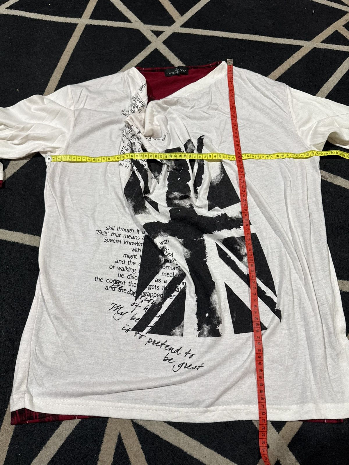 If Six Was Nine England Poem Double Layers Not Alone Long Sleeve Japanese Size US L / EU 52-54 / 3 - 6 Thumbnail