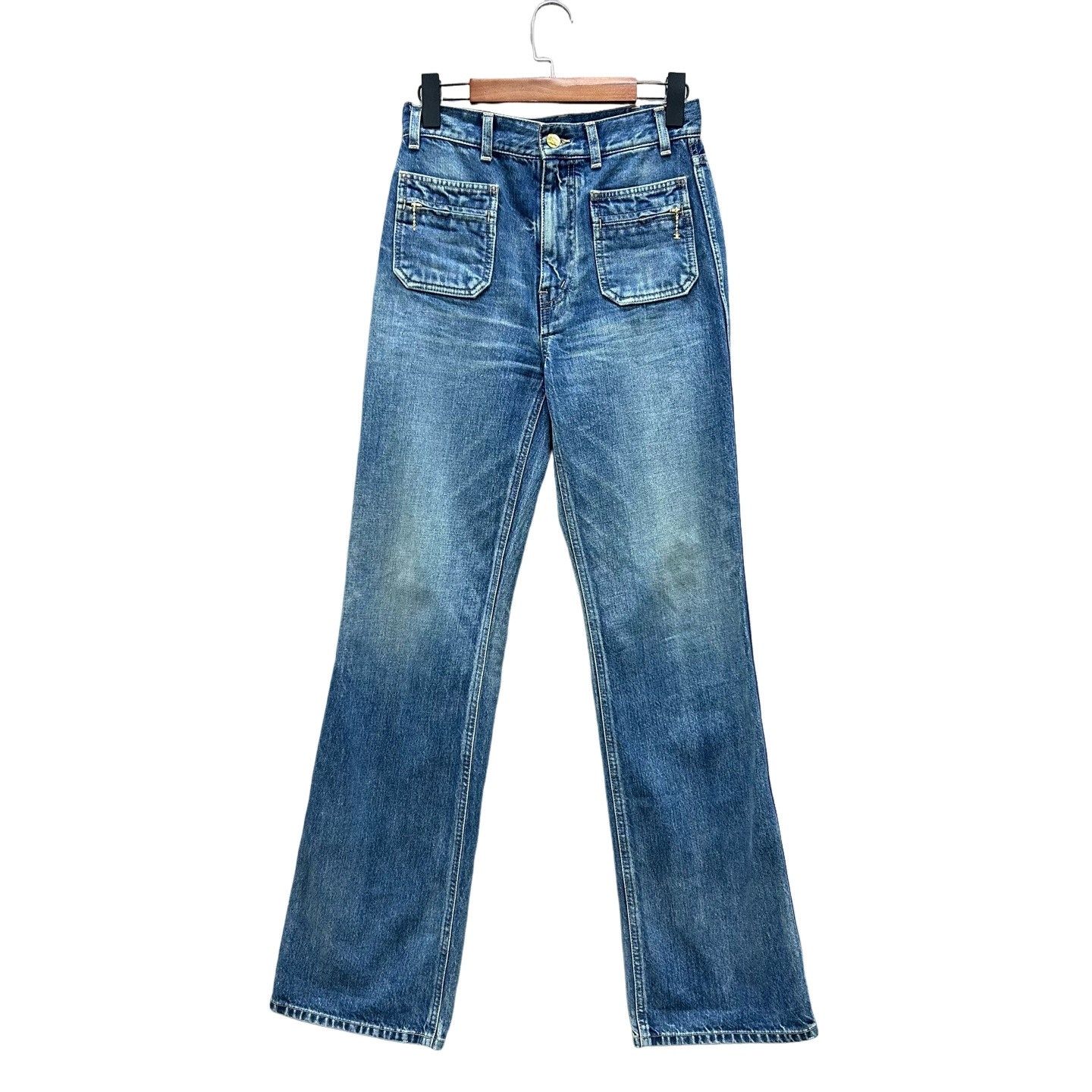 Celine Celine Logo Chain Denim Jeans Size 28 Size 28" / US 6 / IT 42 - 1 Thumbnail