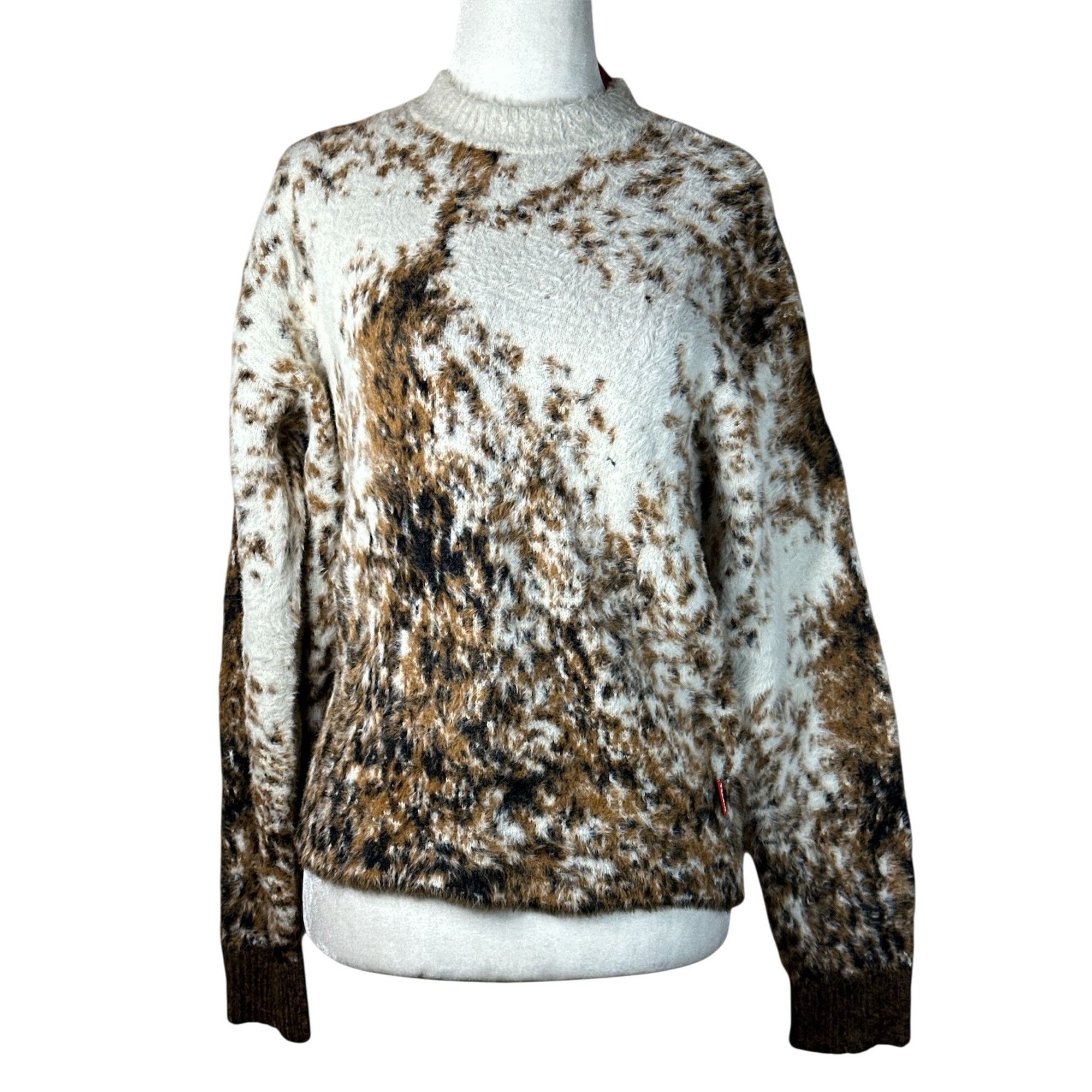 Diesel Diesel Itello Sweater in Chocolate Small New Mens Knit Pullo Size US S / EU 44-46 / 1 - 5 Thumbnail