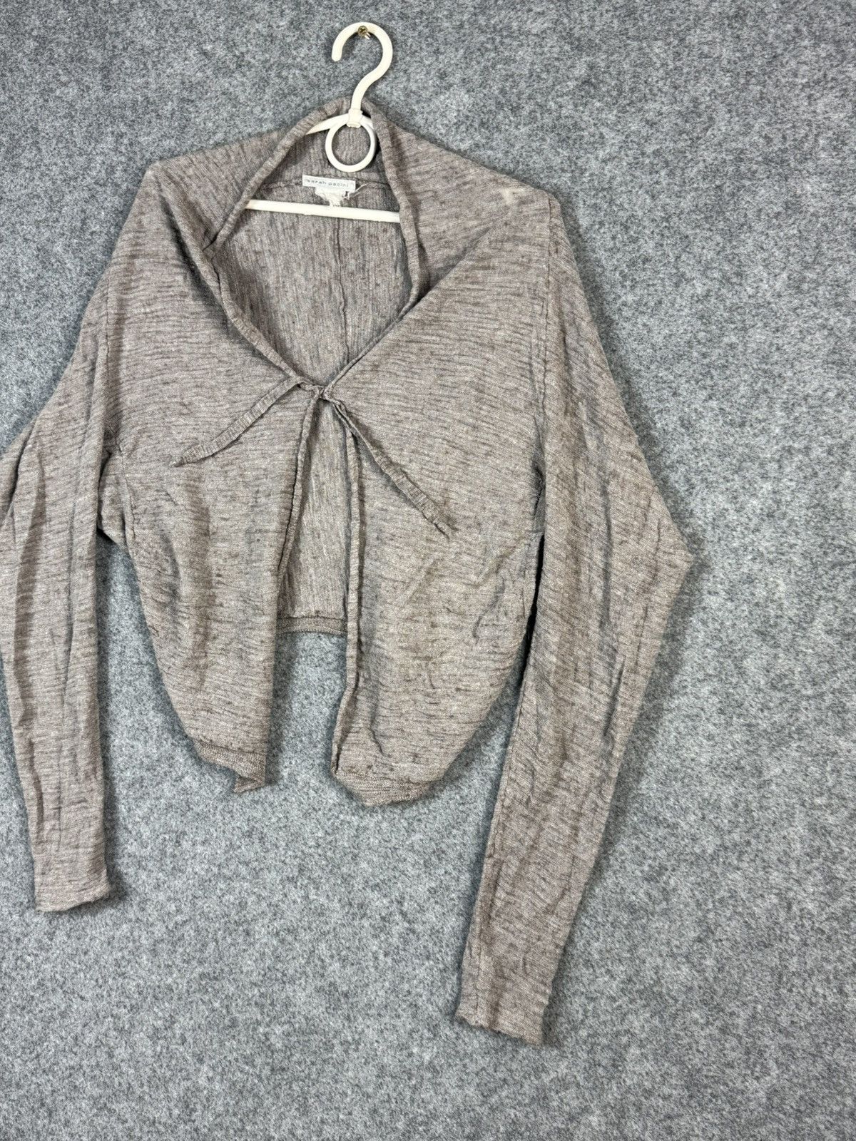 Sarah Pacini Sarah Pacini avant garde wool cardigan one size Size ONE SIZE - 7 Thumbnail