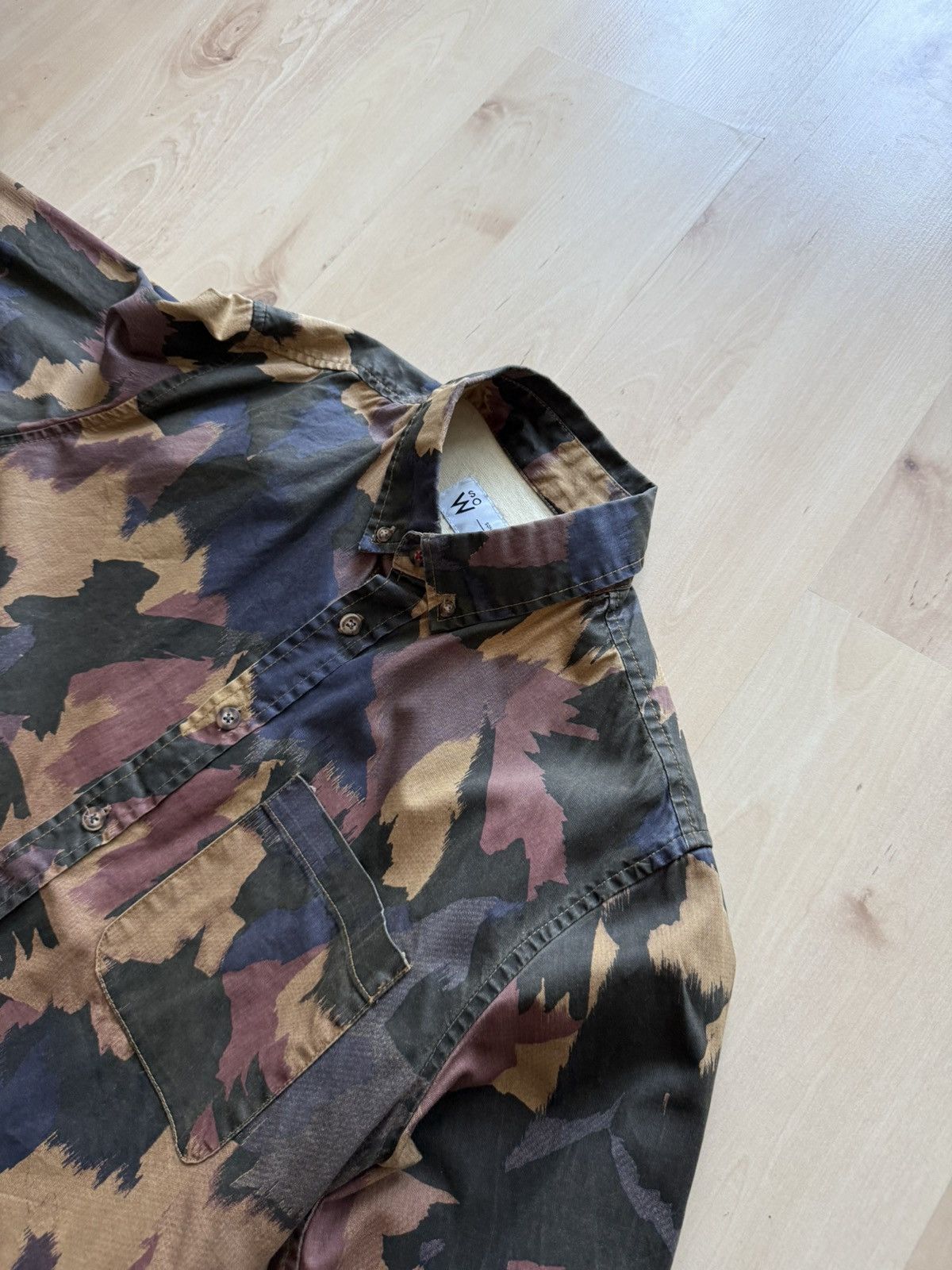 Japanese Brand Son of wild vintage camo ls shirt Size US L / EU 52-54 / 3 - 3 Thumbnail