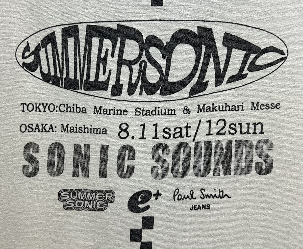 Paul Smith × Vintage VINTAGE PAUL SMITH JEANS SUMMER SONIC SHIRT Size US L / EU 52-54 / 3 - 3 Thumbnail