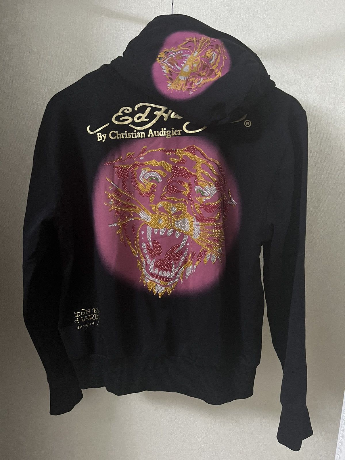 Ed Hardy Ed Hardy by Christian Audigier Vintage y2k Zip Up Hoodie Size XXL / US 16-18 / IT 52-54 - 2 Thumbnail