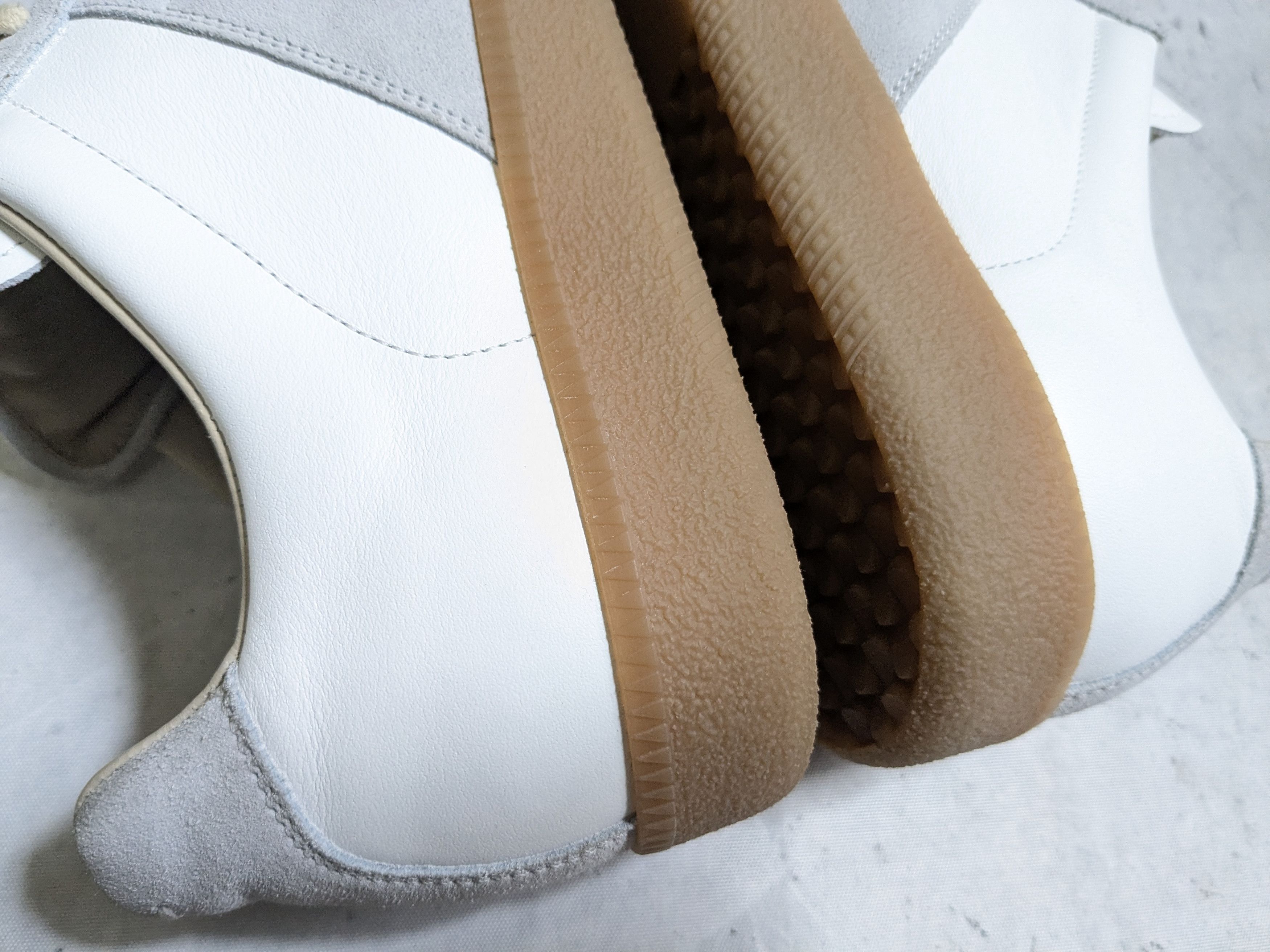 Maison Margiela Maison Margiela GAT Replica White Gray 11 44 Low Top Size US 11 / EU 44 - 14 Thumbnail