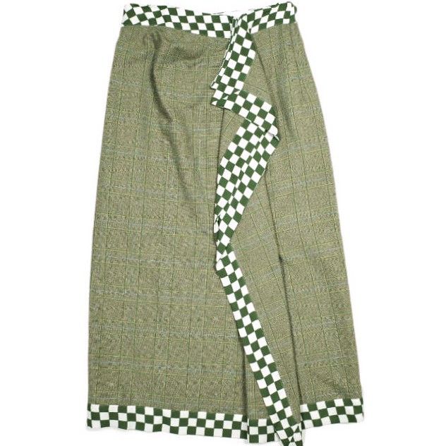 Dries Van Noten Dries Van Noten Dries Van Noten SOLE 8227 Viscose Cotton Skirt Textile Skirts 241-010830-8227-976 DUTY FREE for USA Size ONE SIZE - 1 Thumbnail