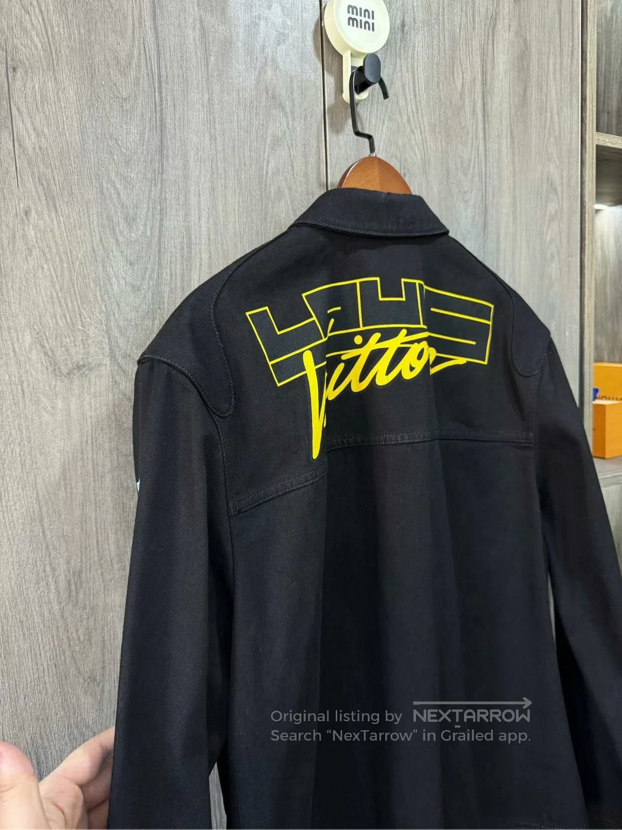 Louis Vuitton louis vuitton black logo denim jacket size 52. Size US L / EU 52-54 / 3 - 5 Thumbnail