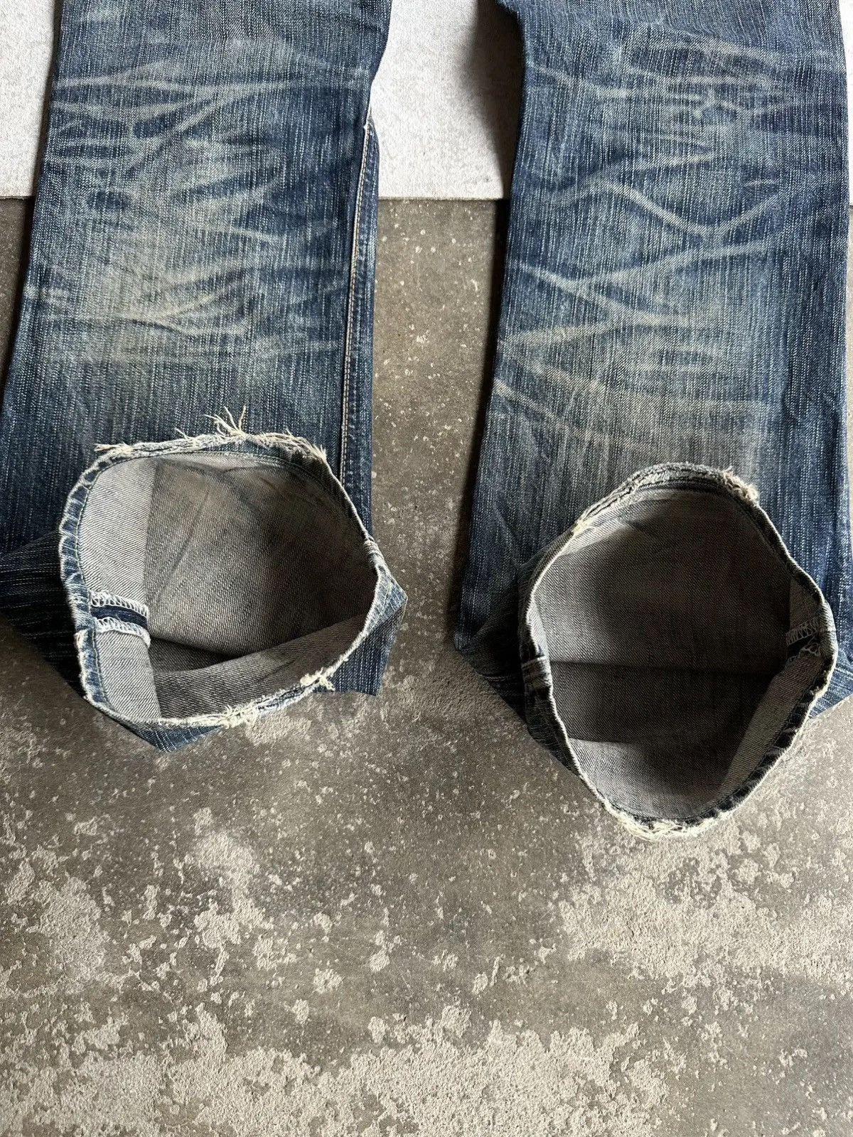 Kapital 🛒 LAST DROP DELETE TODAY🛒 EDWIN 503 Flare Distressed Denim Size US 33 - 15 Thumbnail