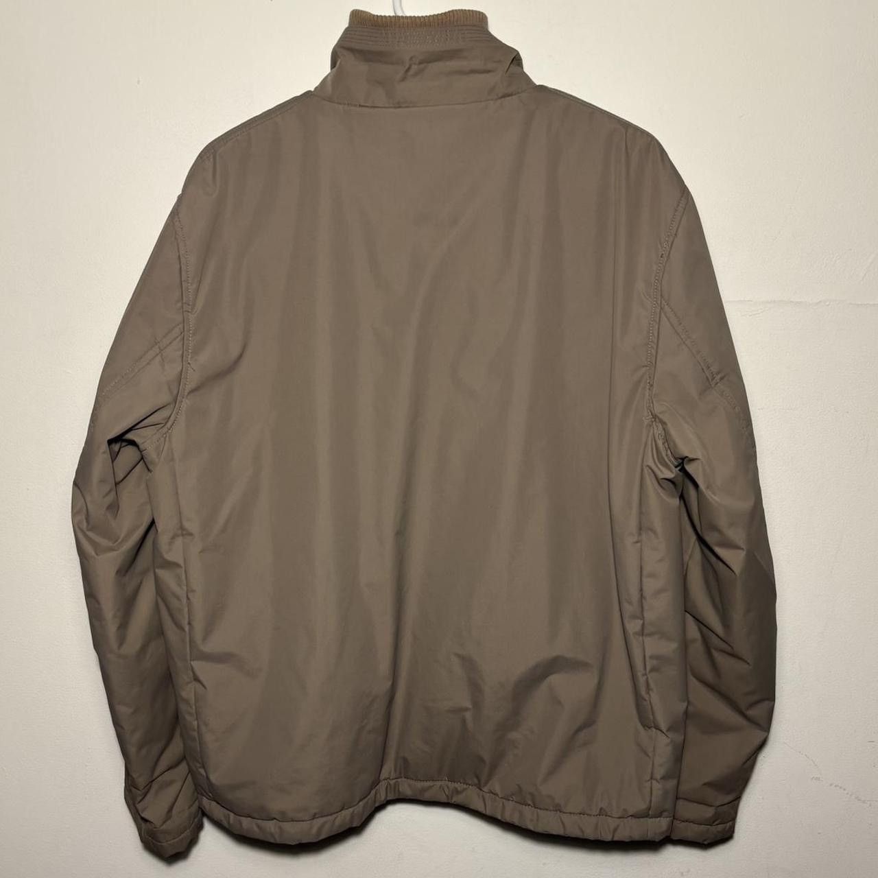American Eagle Outfitters Early 2000s Falcon Blue Outerwear Khaki Sweater Shell Jacket Size US M / EU 48-50 / 2 - 2 Thumbnail