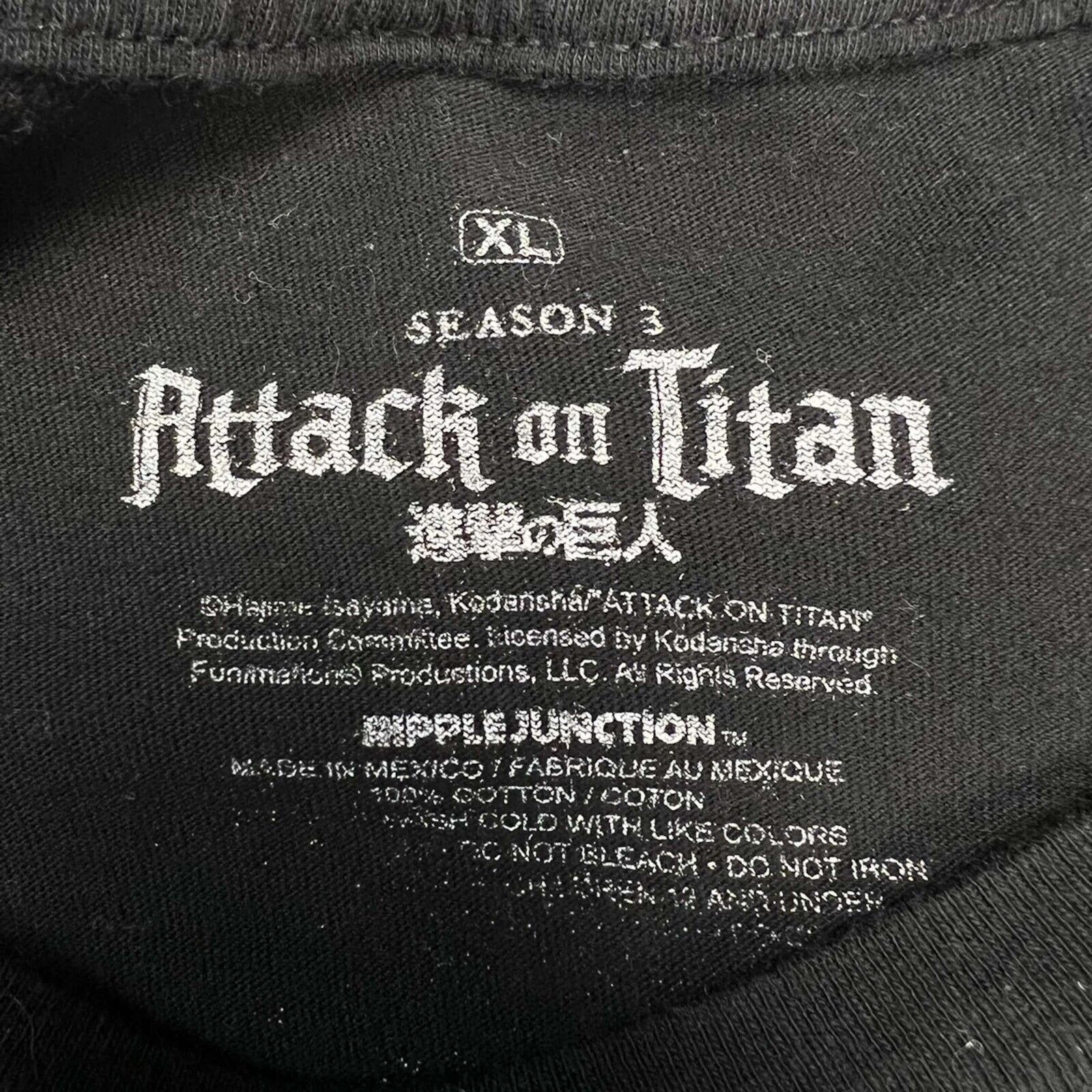 Anime Attack on Titan T Shirt Levi Anime Short Sleeve Graphic Tee Size US XL / EU 56 / 4 - 5 Thumbnail