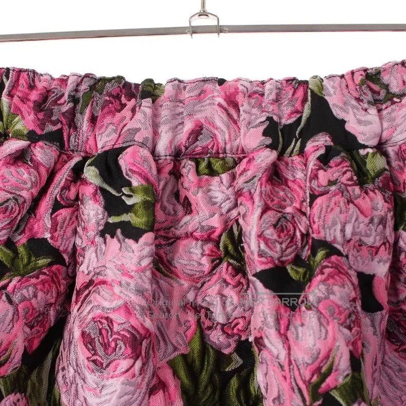 Comme des Garcons COMME des GARCONS Pink Floral Vintage Skirt. Size US 26 / EU 42 - 7 Thumbnail
