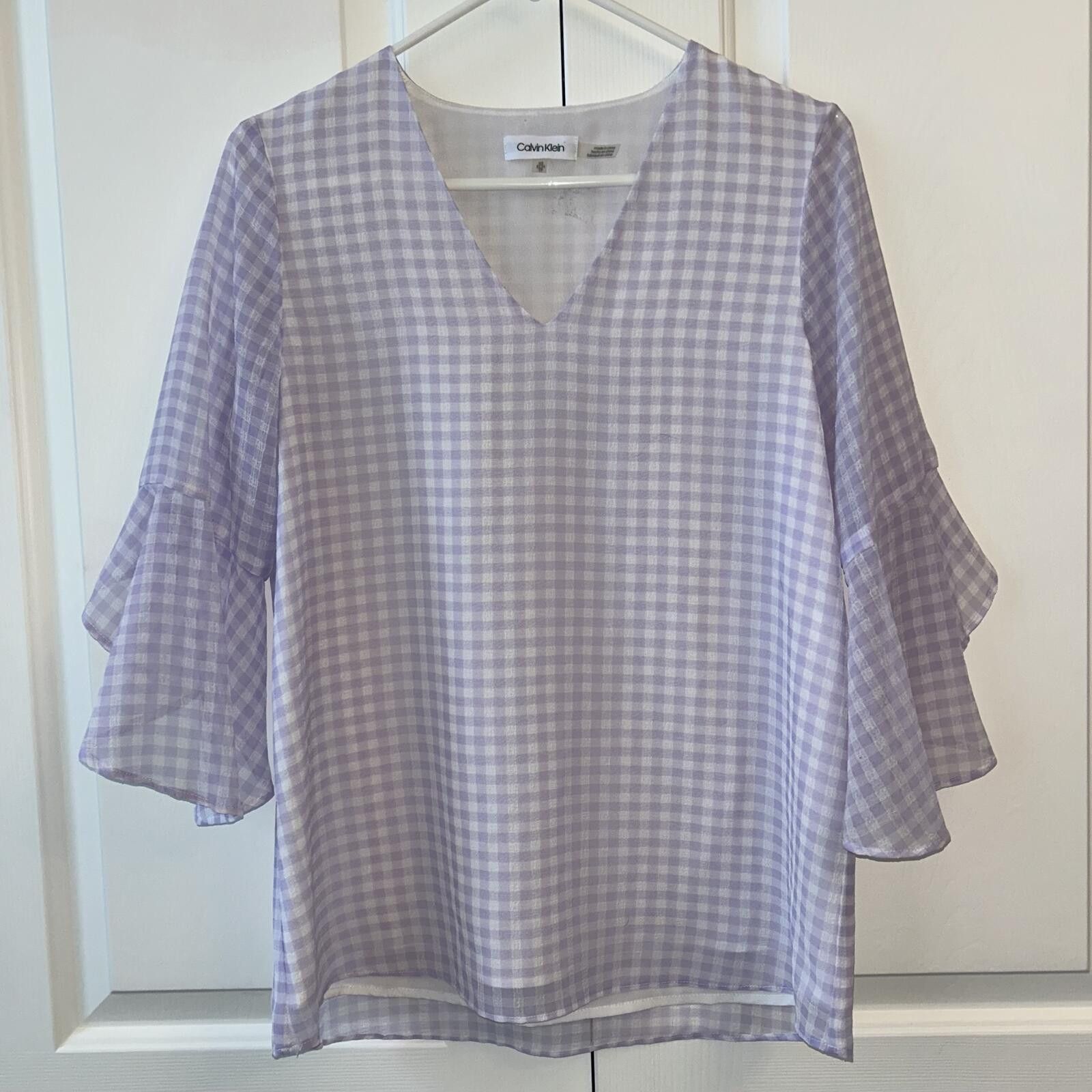 Calvin Klein 3 LOT women’s XS/PL/6 Blouse Tops Business Casual Size M / US 6-8 / IT 42-44 - 2 Thumbnail