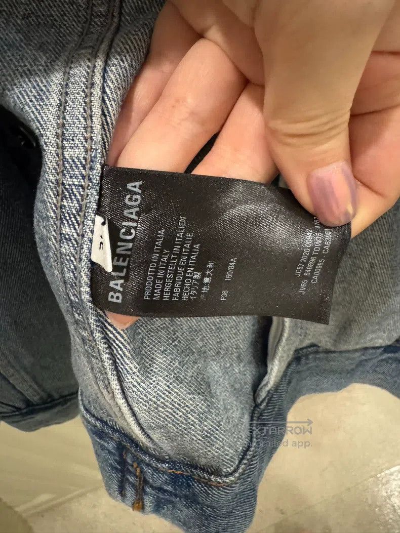 Balenciaga Balenciaga Denim Jacket Size XS / US 0-2 / IT 36-38 - 3 Thumbnail
