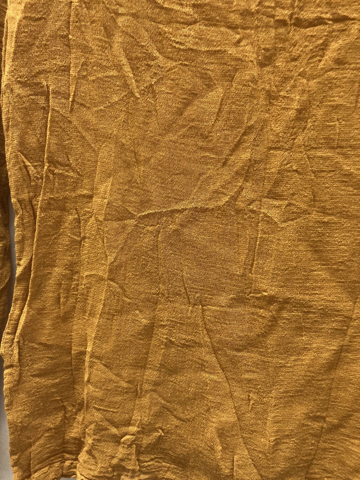 Designer × Issey Miyake × Japanese Brand ISSEY MIYAKE Permanente Brown Pleats High Neck Long Sleeve Size S / US 4 / IT 40 - 6 Thumbnail