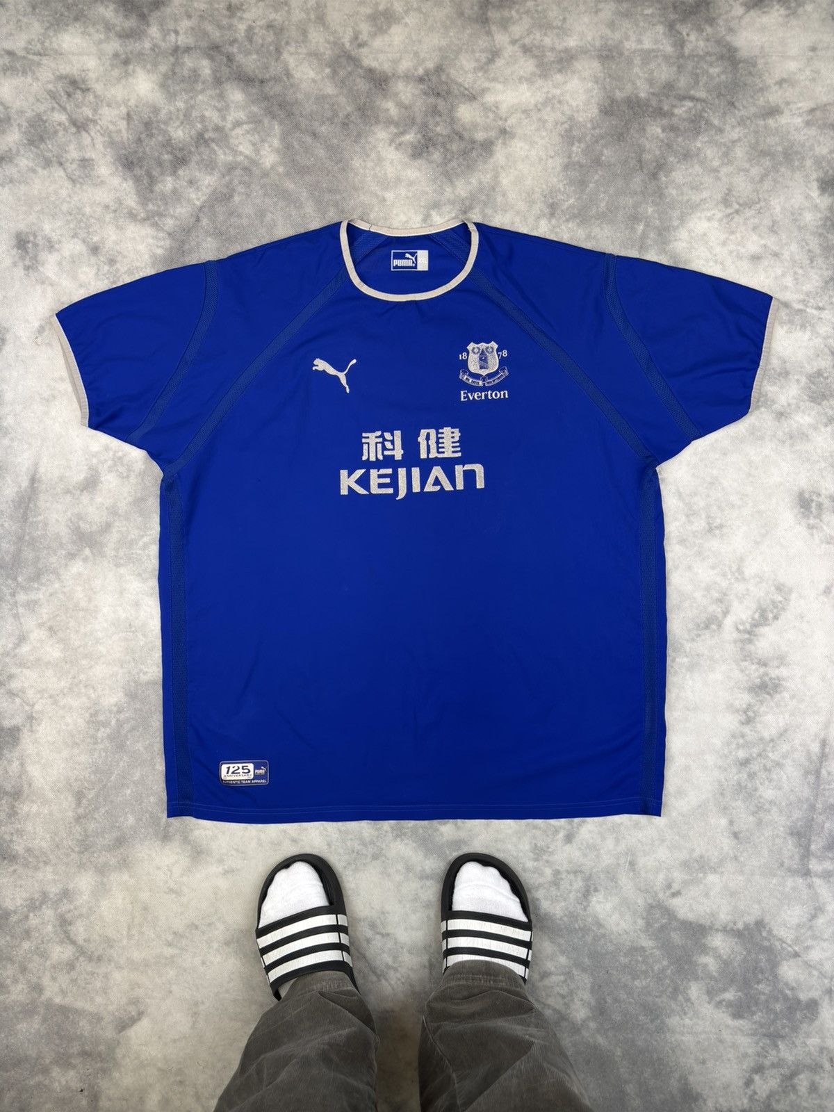 Puma Vintage Everton 2003 Puma Soccer Jersey 125 anniversary y2k Size US XXL / EU 58 / 5 - 1 Thumbnail