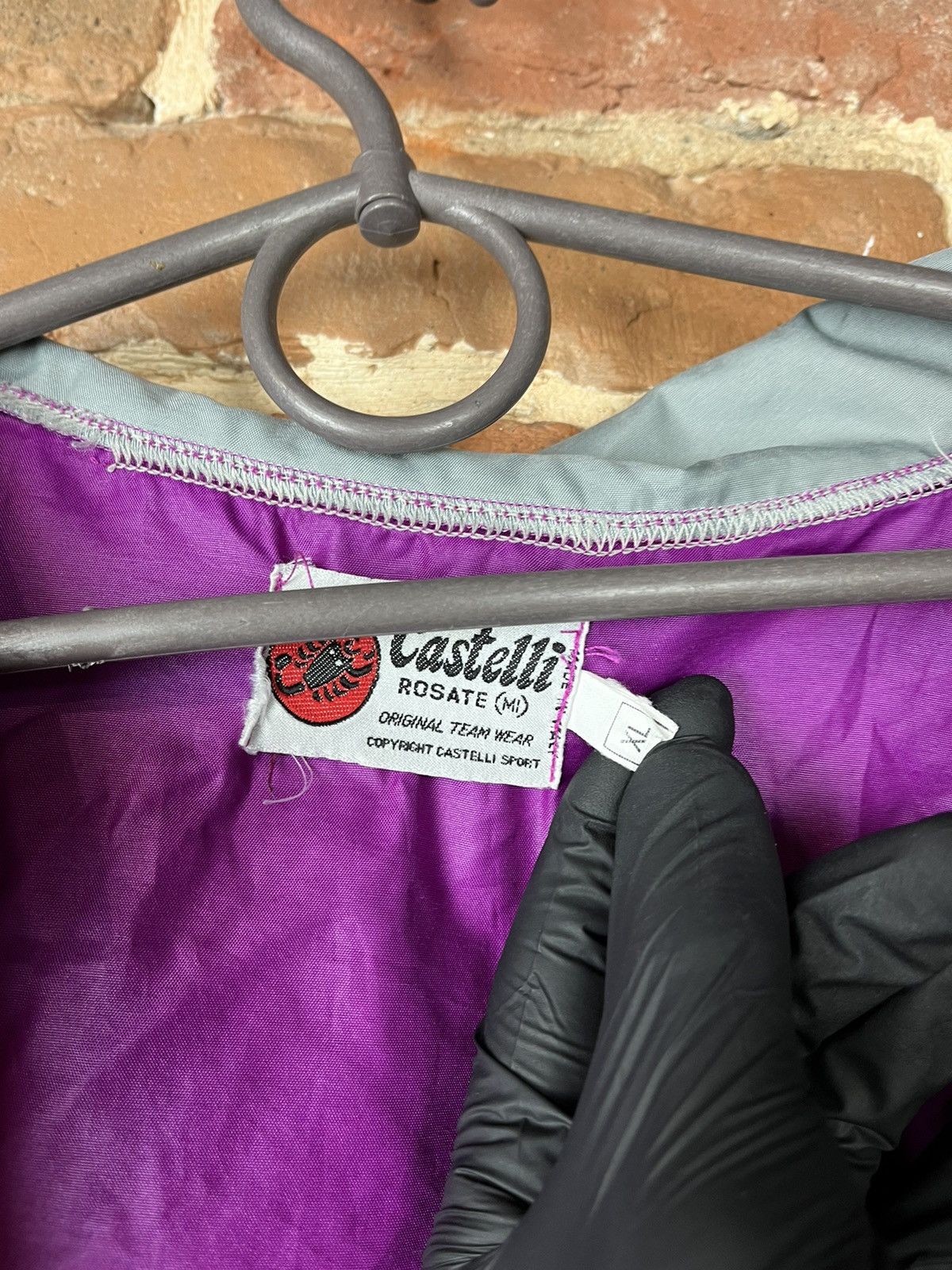 Vintage 💜🚴‍♀️80s Castelli vintage cycling jersey made in Italy Size US XL / EU 56 / 4 - 8 Thumbnail