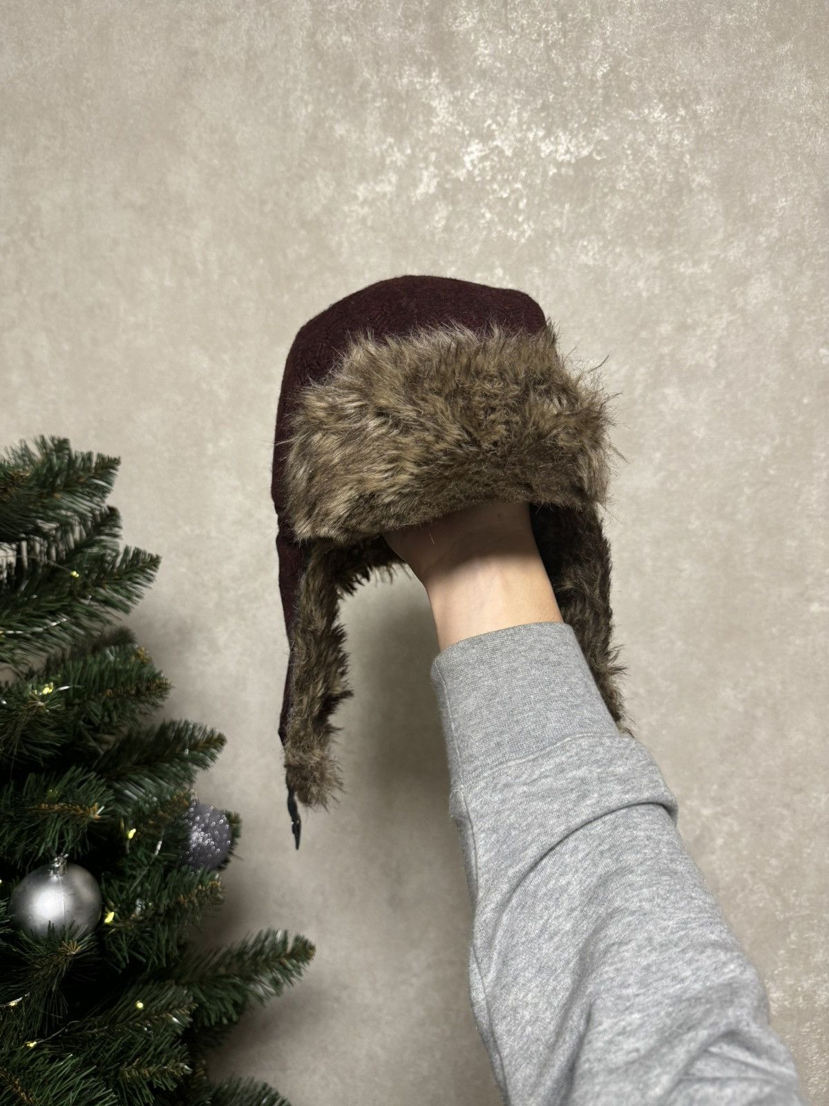 Japanese Brand × Vintage Vintage fur Y2K hype fluffy ushanka hat punk Size ONE SIZE - 6 Thumbnail