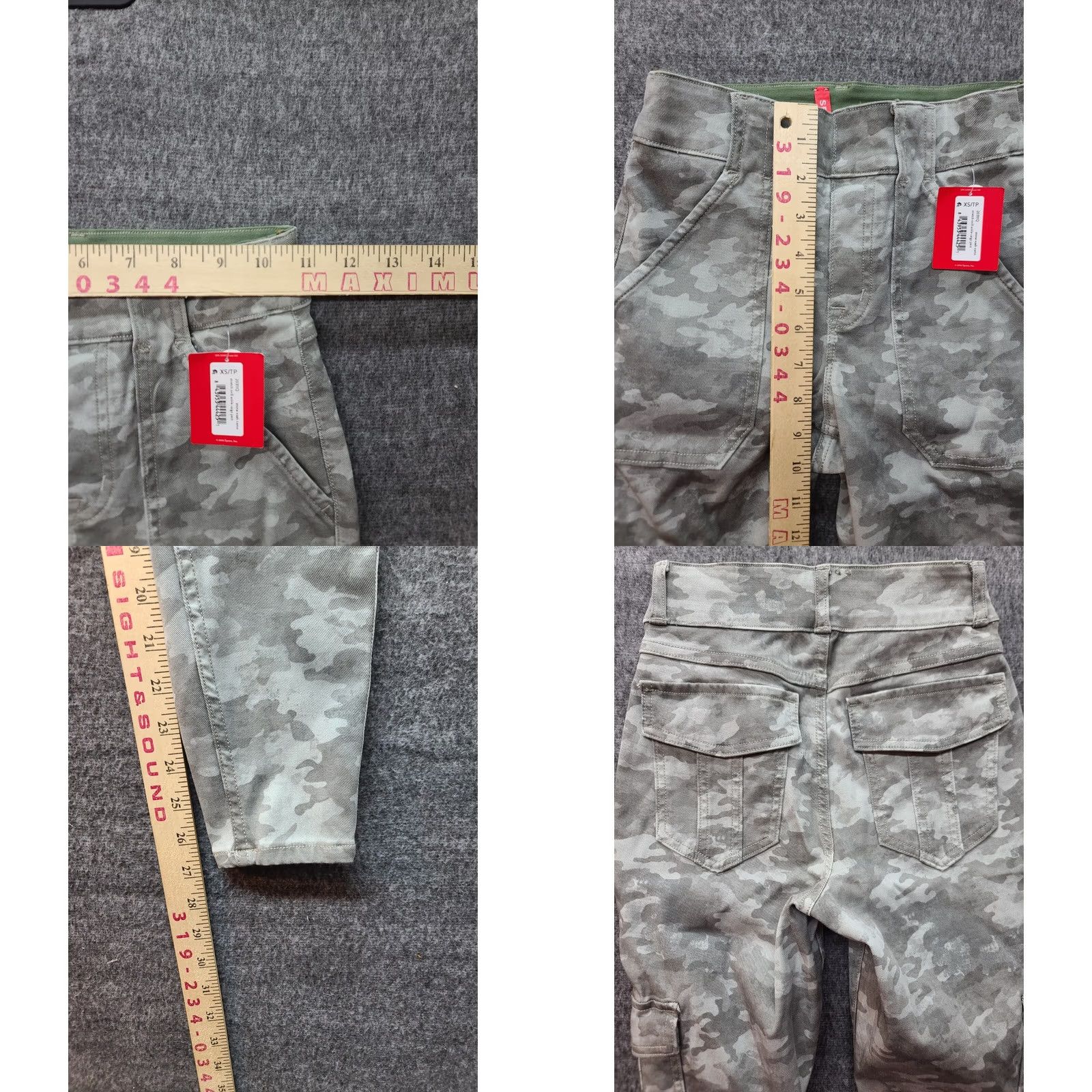 Spanx Spanx Pants Womens XS Petite Stretch Twill Ankle Cargo Camo Leggings 20311Q Size 26" / US 2 / IT 38 - 8 Thumbnail
