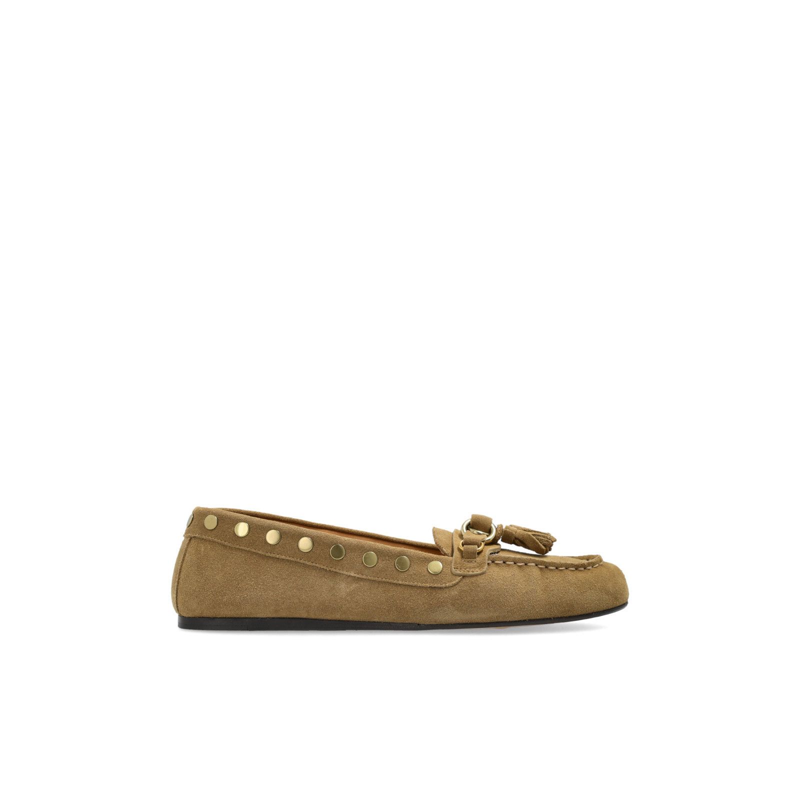 ISABEL MARANT Faxel Beige Suede Ballerina Shoes New & Authen