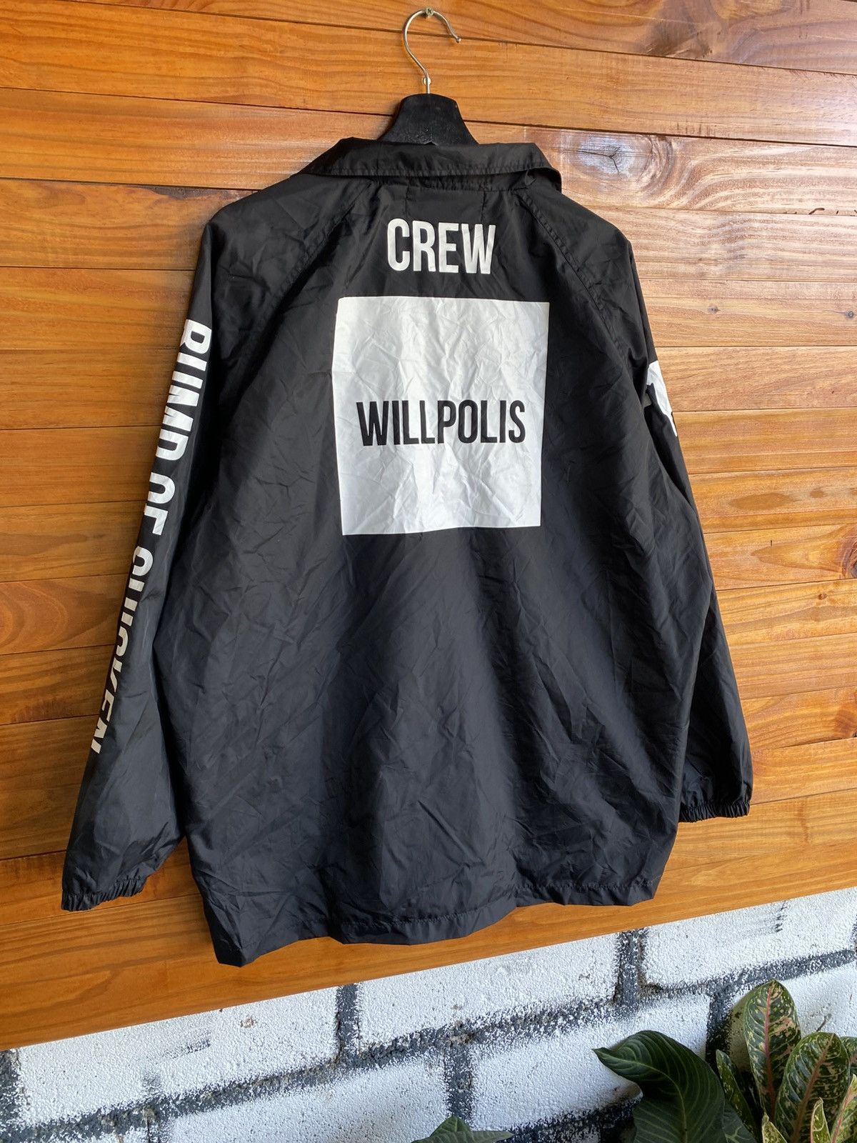 Vintage BUMP OF CHICKEN WILLPOLIS 2014 Crew Tour Jacket – Black Size US L / EU 52-54 / 3 - 11 Thumbnail
