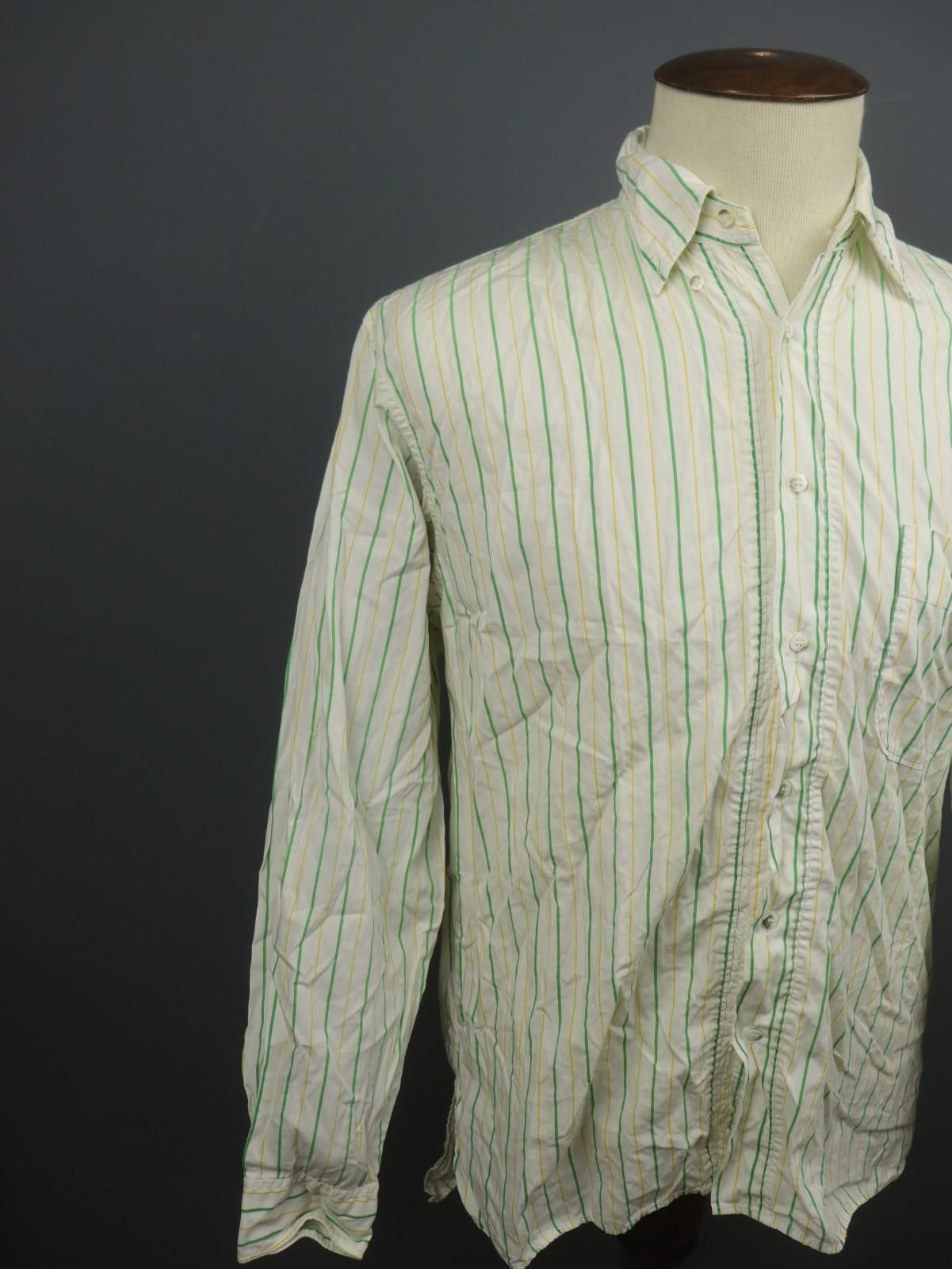 Boneville BONEVILLE Multi Striped Collared Pocket Up Shirt Size 4 Size US M / EU 48-50 / 2 - 4 Thumbnail