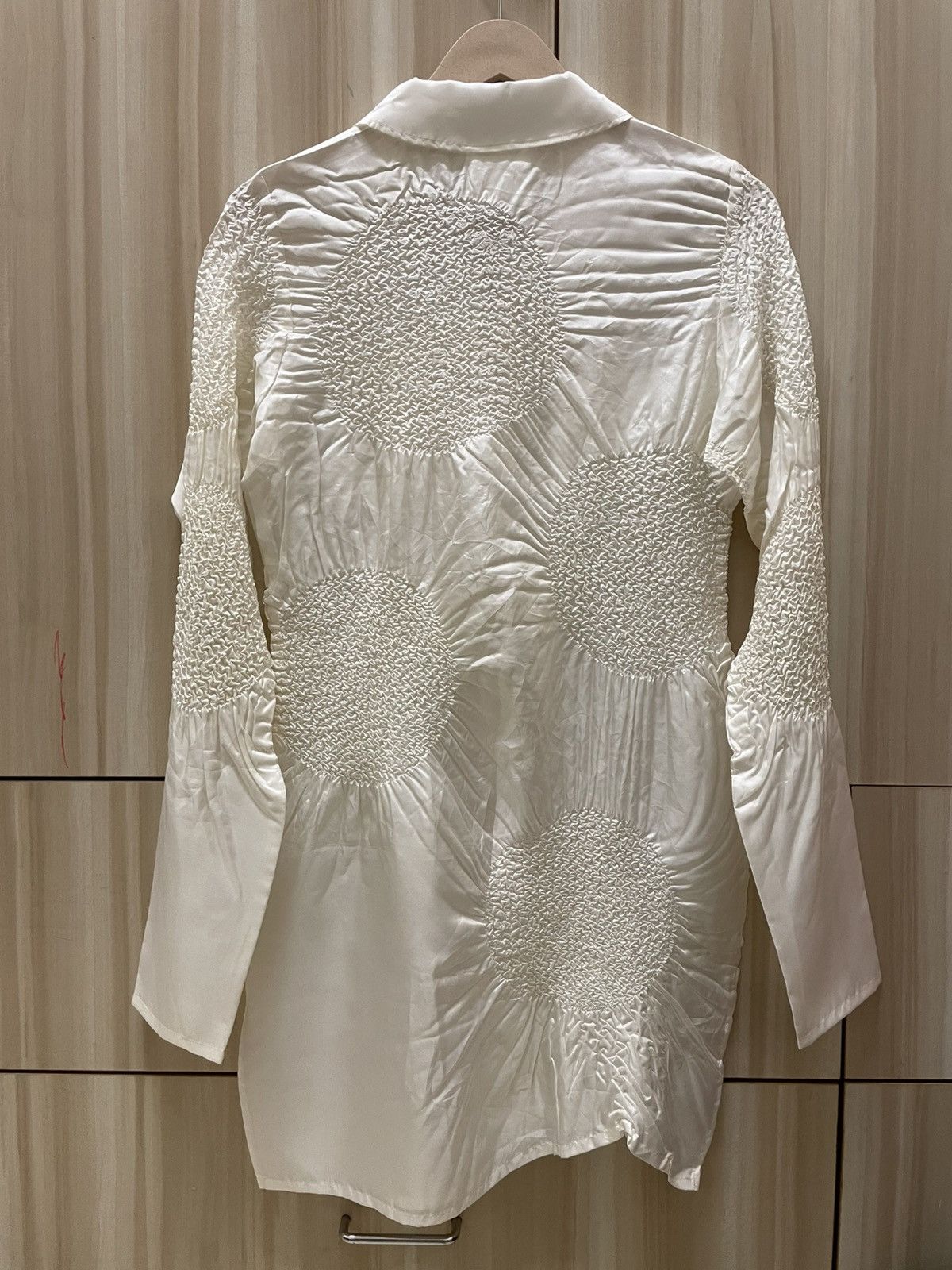 Japanese Brand Yoshiki Hishinuma Textured Pleated Avant Garde Blouse Shirt Size S / US 4 / IT 40 - 5 Thumbnail