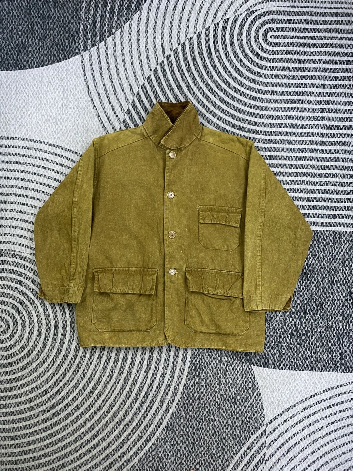Japanese Brand Vintage Bullseye Bill Double Pocket Button Hunting Jacket Size US M / EU 48-50 / 2 - 5 Thumbnail