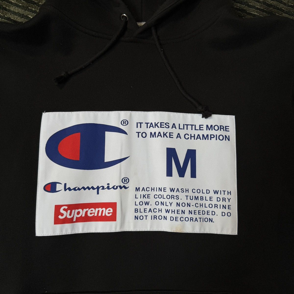 Supreme Supreme Champion Label Sweatshirt Hoodie Size US M / EU 48-50 / 2 - 2 Thumbnail