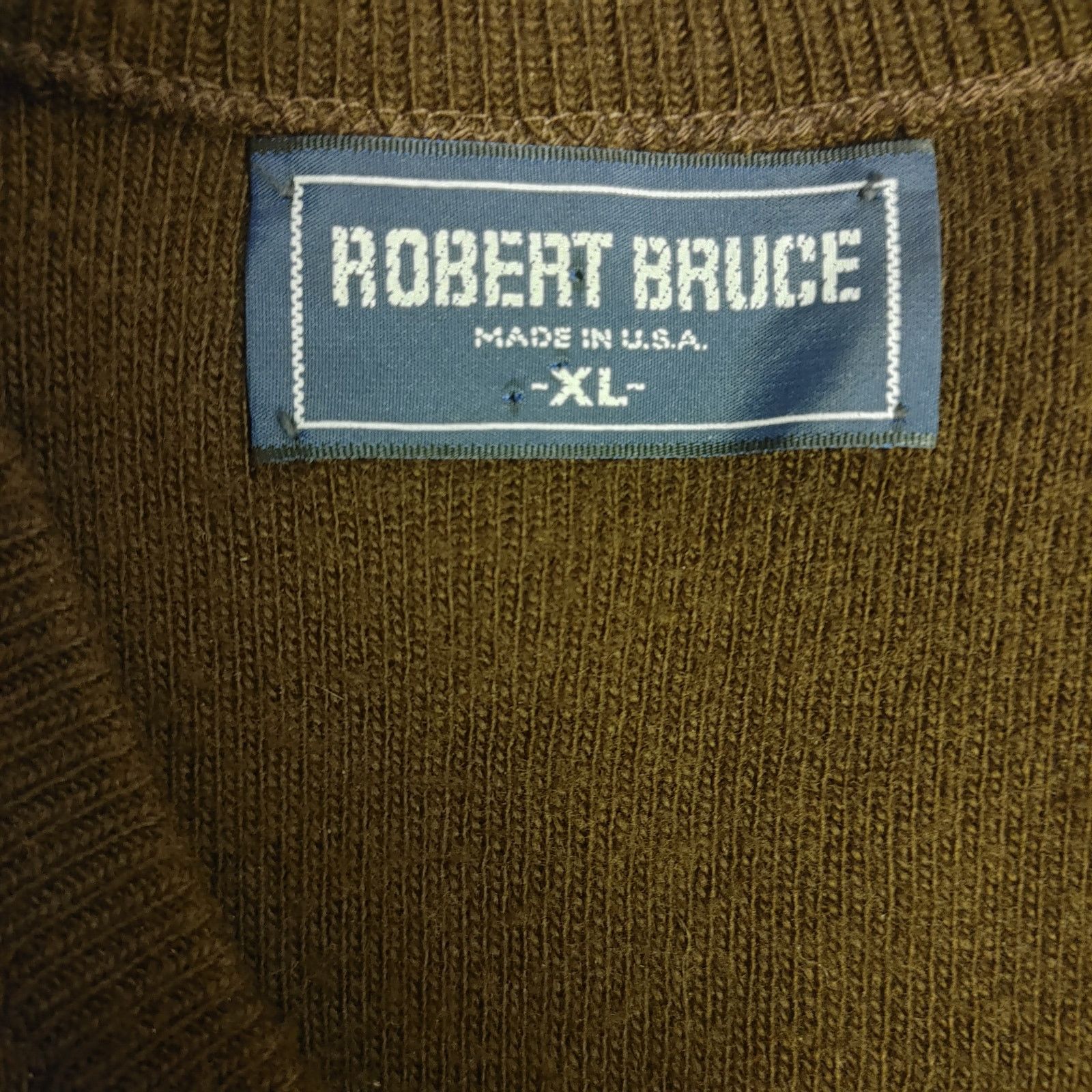 Other Robert Bruce Men's XL Brown VNeck Pullover Vest Size US XL / EU 56 / 4 - 3 Thumbnail