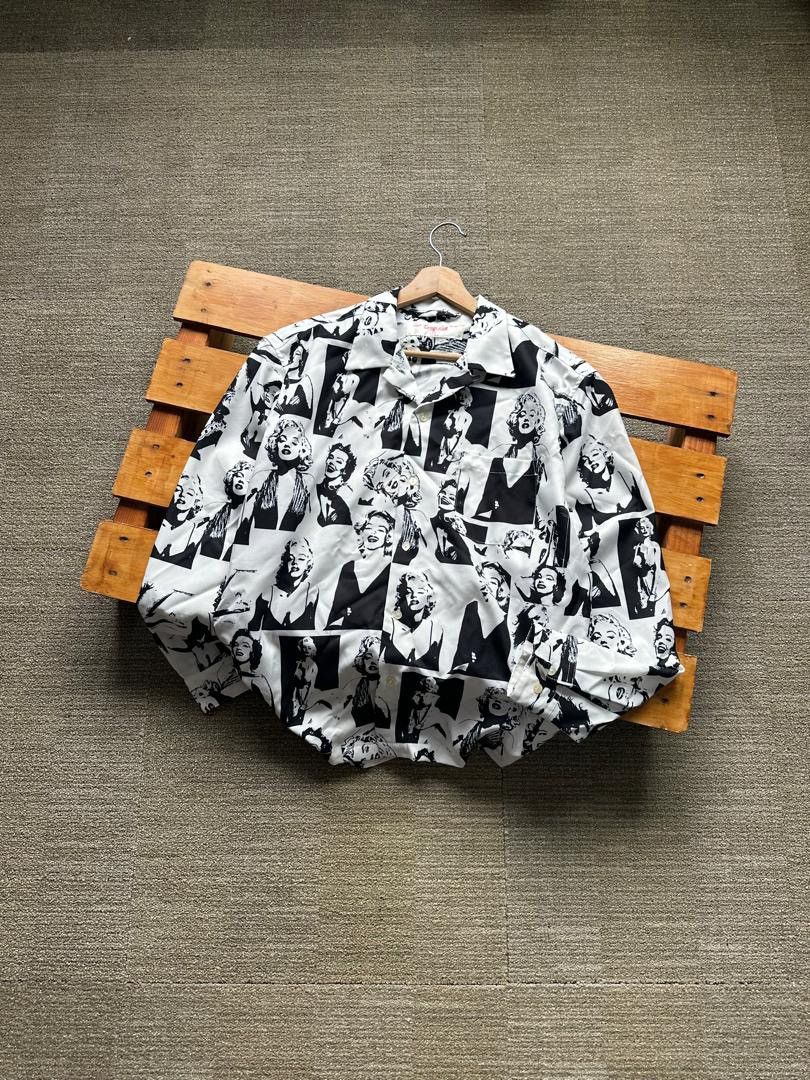 Other MARILYN MONROE FULLPRINT OPEN COLLAR LONGSLEEVE Size US L / EU 52-54 / 3 - 1 Thumbnail
