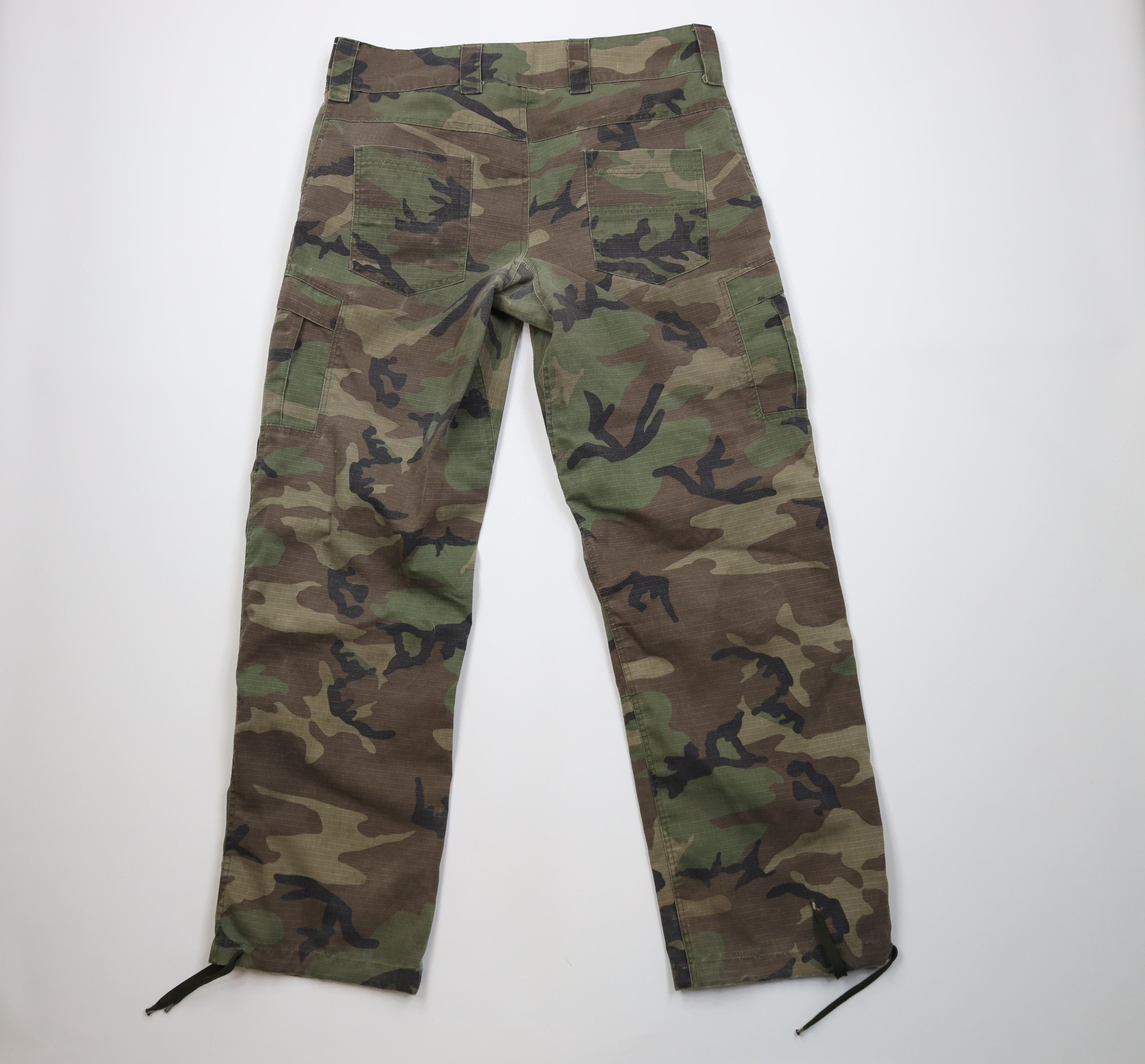 Vintage Vintage 90s Y2K Streetwear Ripstop Camouflage Cargo Pants Size US 36 / EU 52 - 13 Thumbnail
