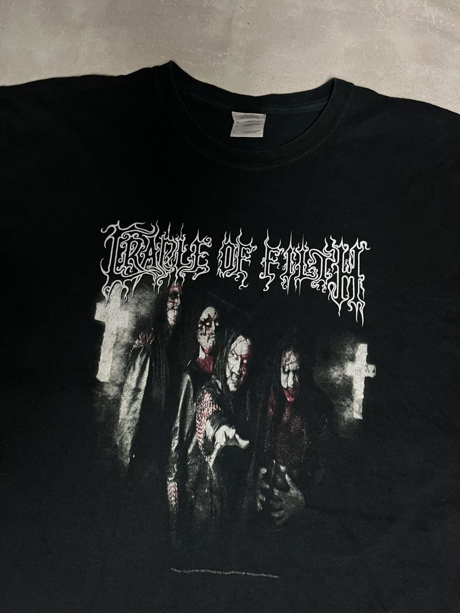 Band Tees × Vintage Vintage Cradle Of Filth Jesus Saves But The Devil Made Me Size US L / EU 52-54 / 3 - 3 Thumbnail