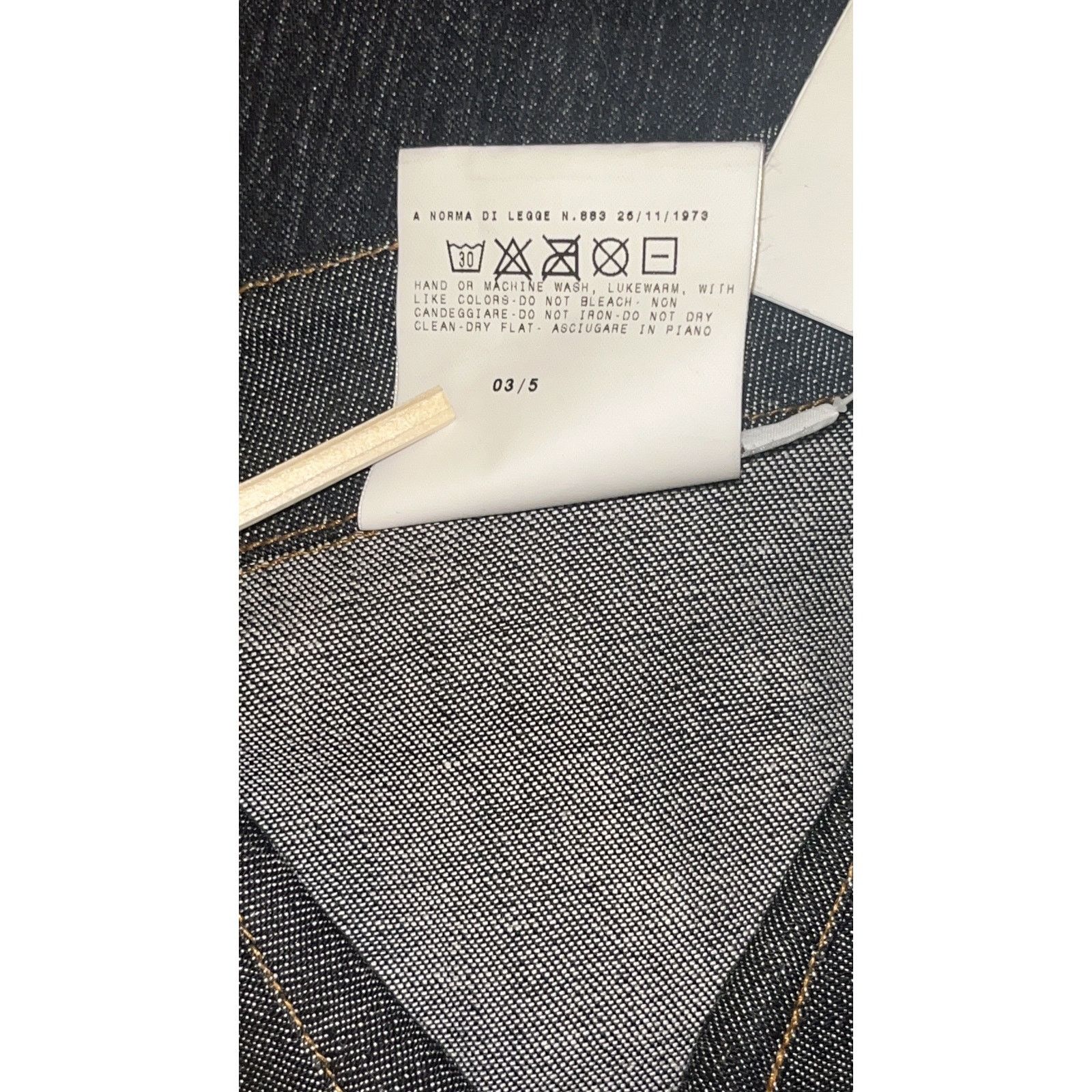 Dolce & Gabbana Vintage Y2K Dolce & Gabbana Black Dark Wash Denim Size S / US 4 / IT 40 - 13 Thumbnail