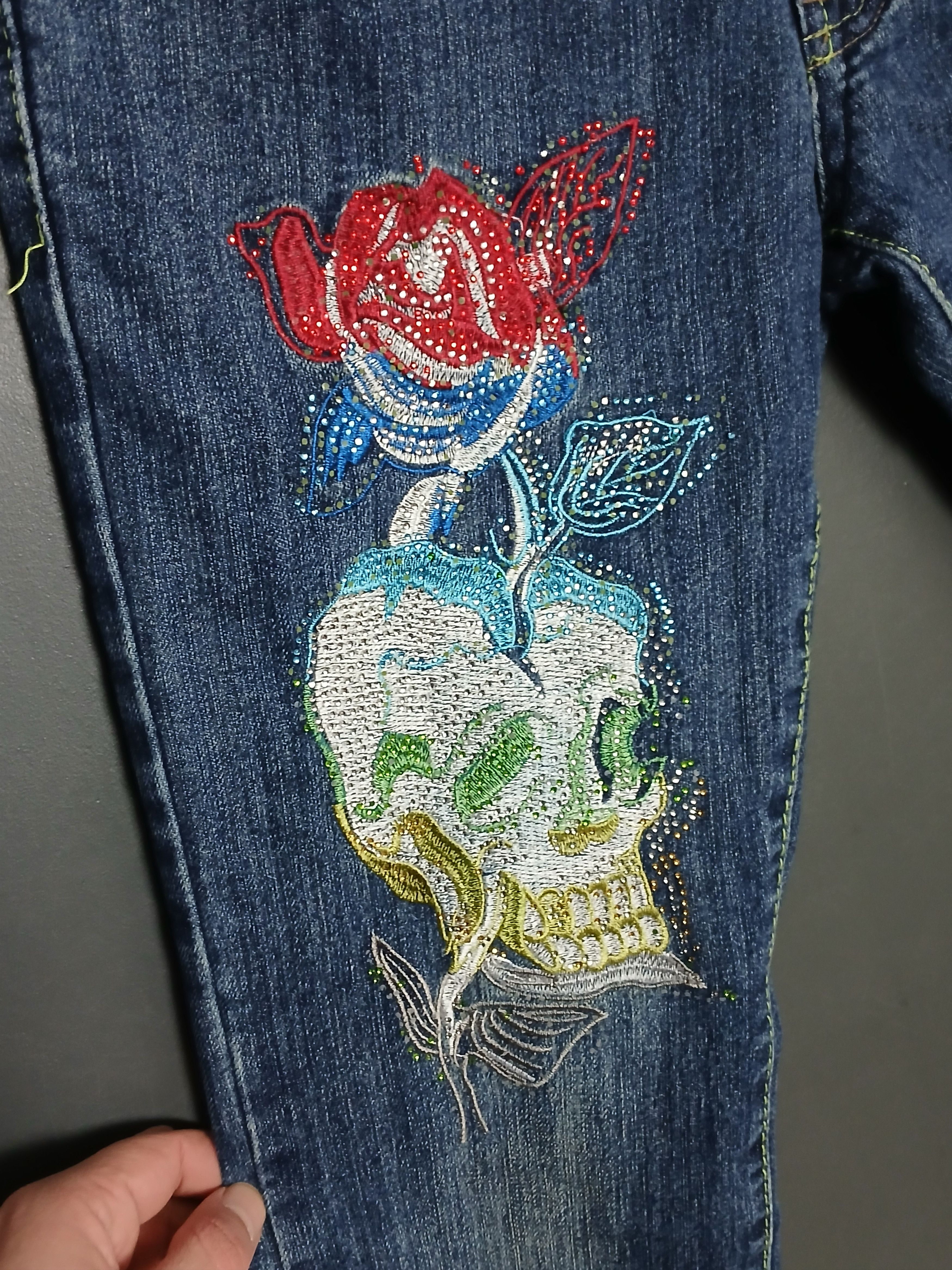 Christian Audigier × Ed Hardy Ed Hardy Christian Audigier Jeans Pants size 29 Size 29" - 3 Thumbnail