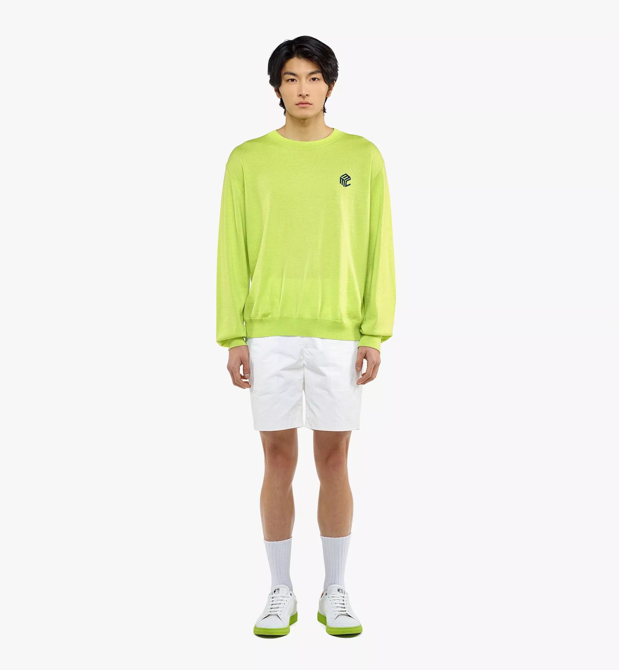 MCM o1mt1gz0625 Sweater in Acid Green Size US XL / EU 56 / 4 - 2 Thumbnail