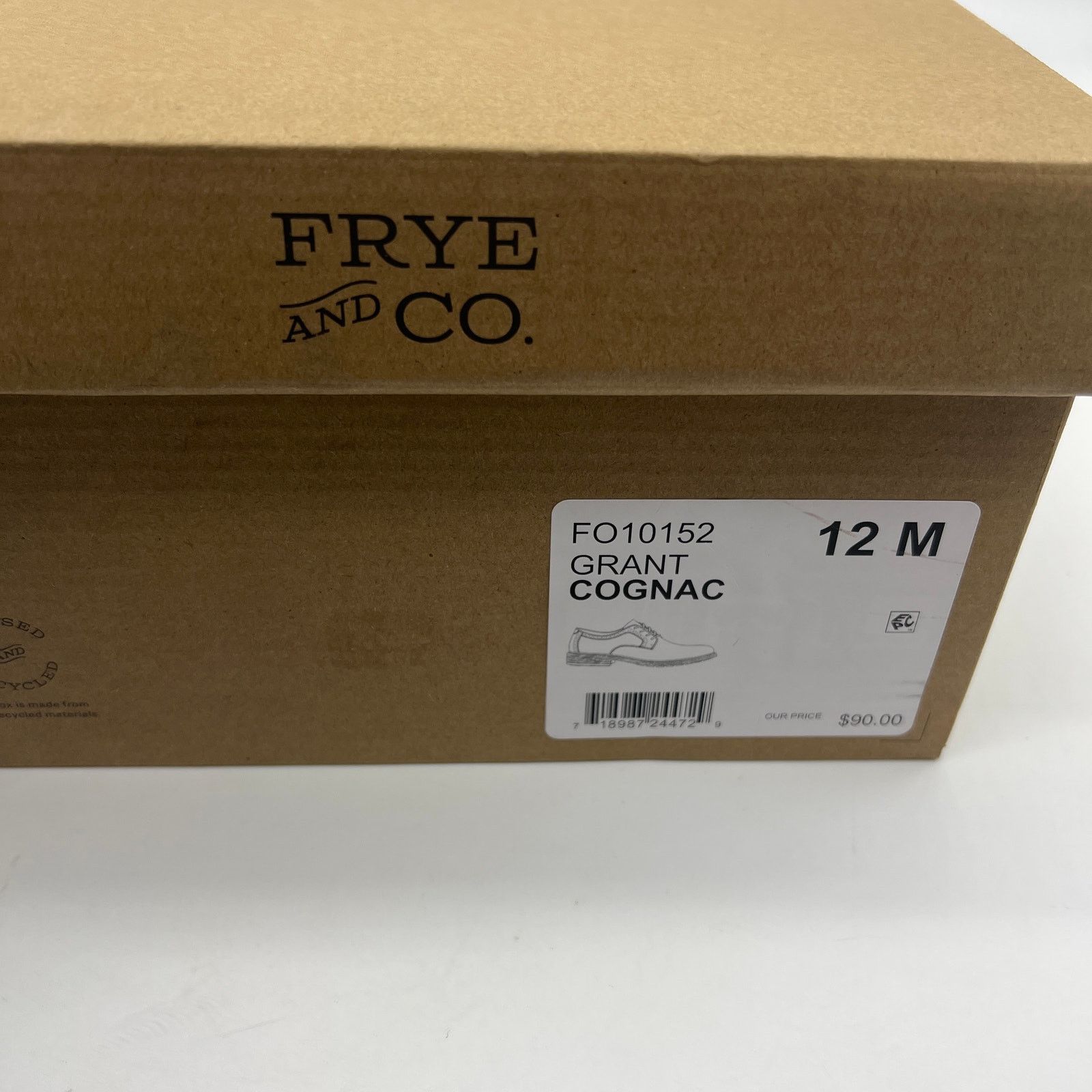 Other Frye and Co. Mens Grant Cognac Oxford Shoes Brown Dress Size US 12 / EU 45 - 10 Thumbnail