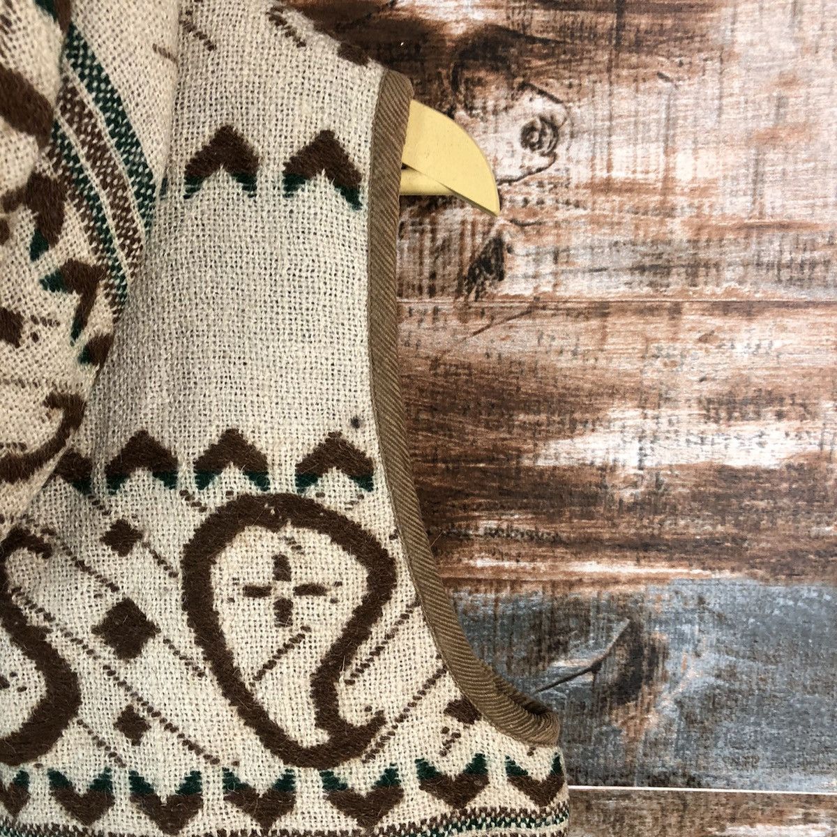 Japanese Brand Amina Brown Cardigan Hoodie Vest #A2301 Size US M / EU 48-50 / 2 - 18 Thumbnail