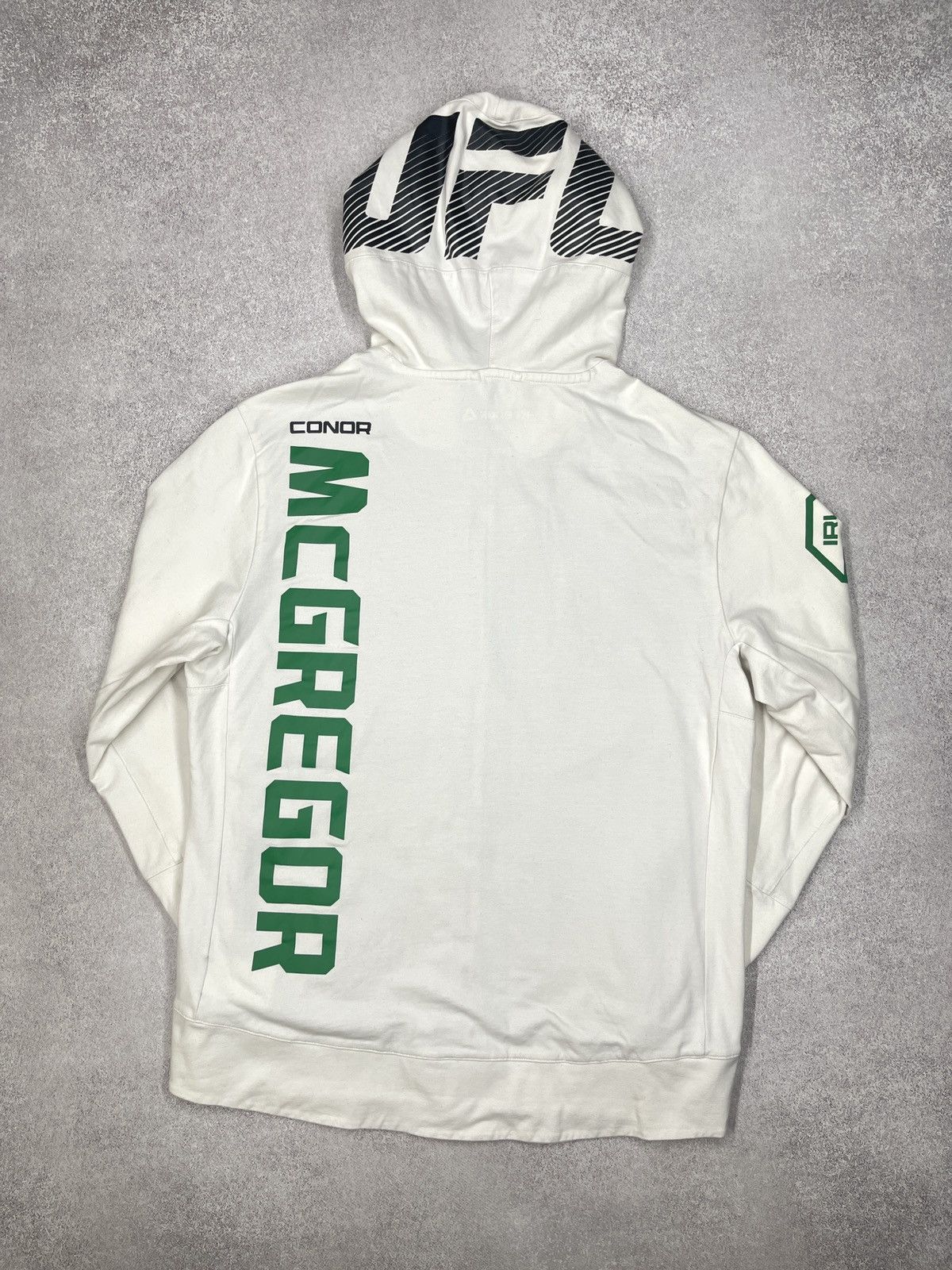 Reebok Mens Reebok UFC Conor McGregor Zip Hoodie Size M Size US M / EU 48-50 / 2 - 2 Thumbnail