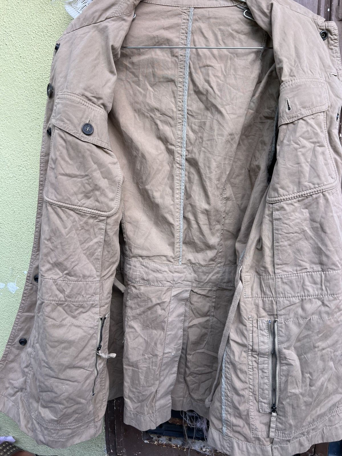 Allegri Allegri Vintage Khaki Beige Military Field Jacket Size US L / EU 52-54 / 3 - 4 Thumbnail