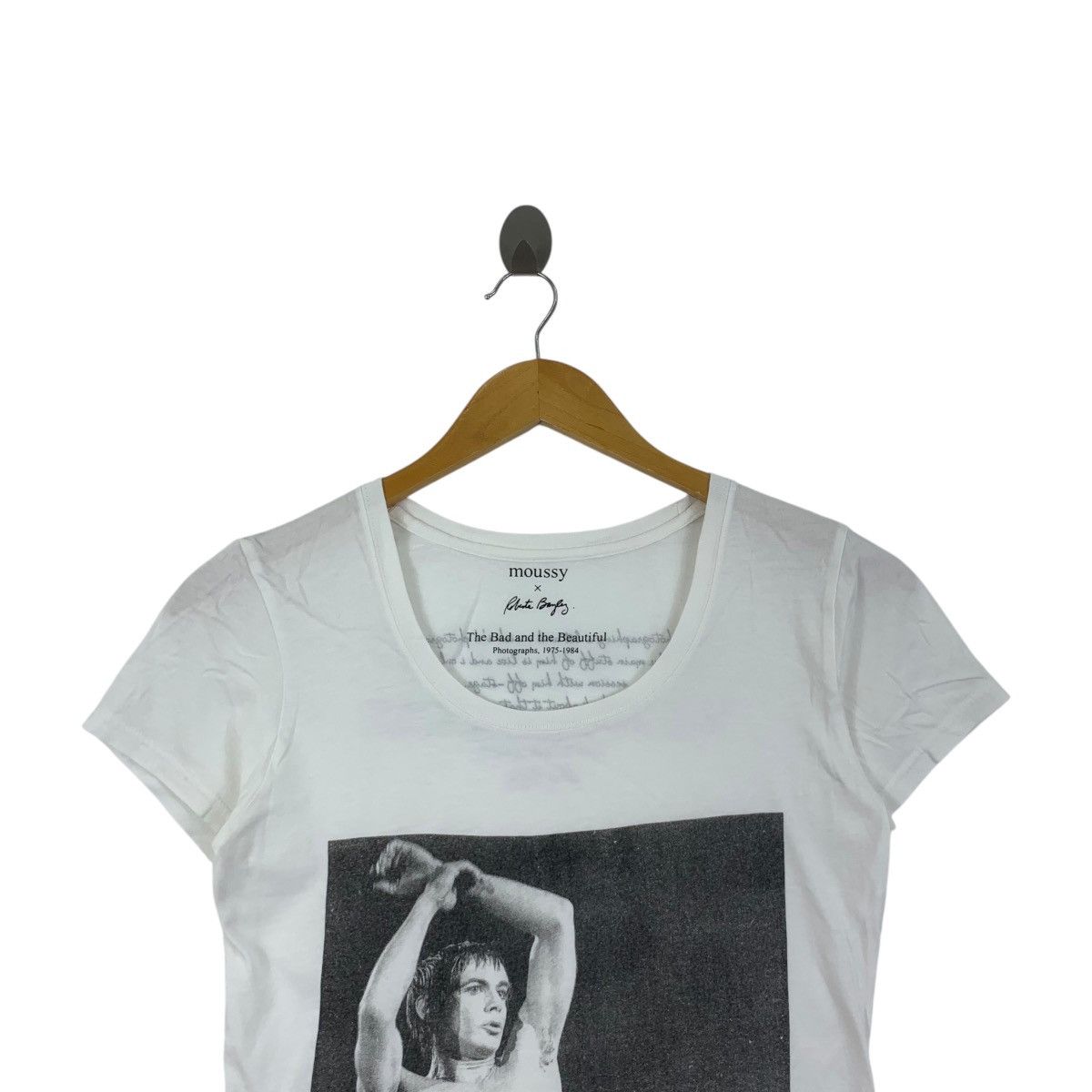 MOUSSY ROBERTA BAYLEY FOTOFOLIO x MOUSSY Iggy Pop Punk Tee Shirt Size XS / US 0-2 / IT 36-38 - 2 Thumbnail