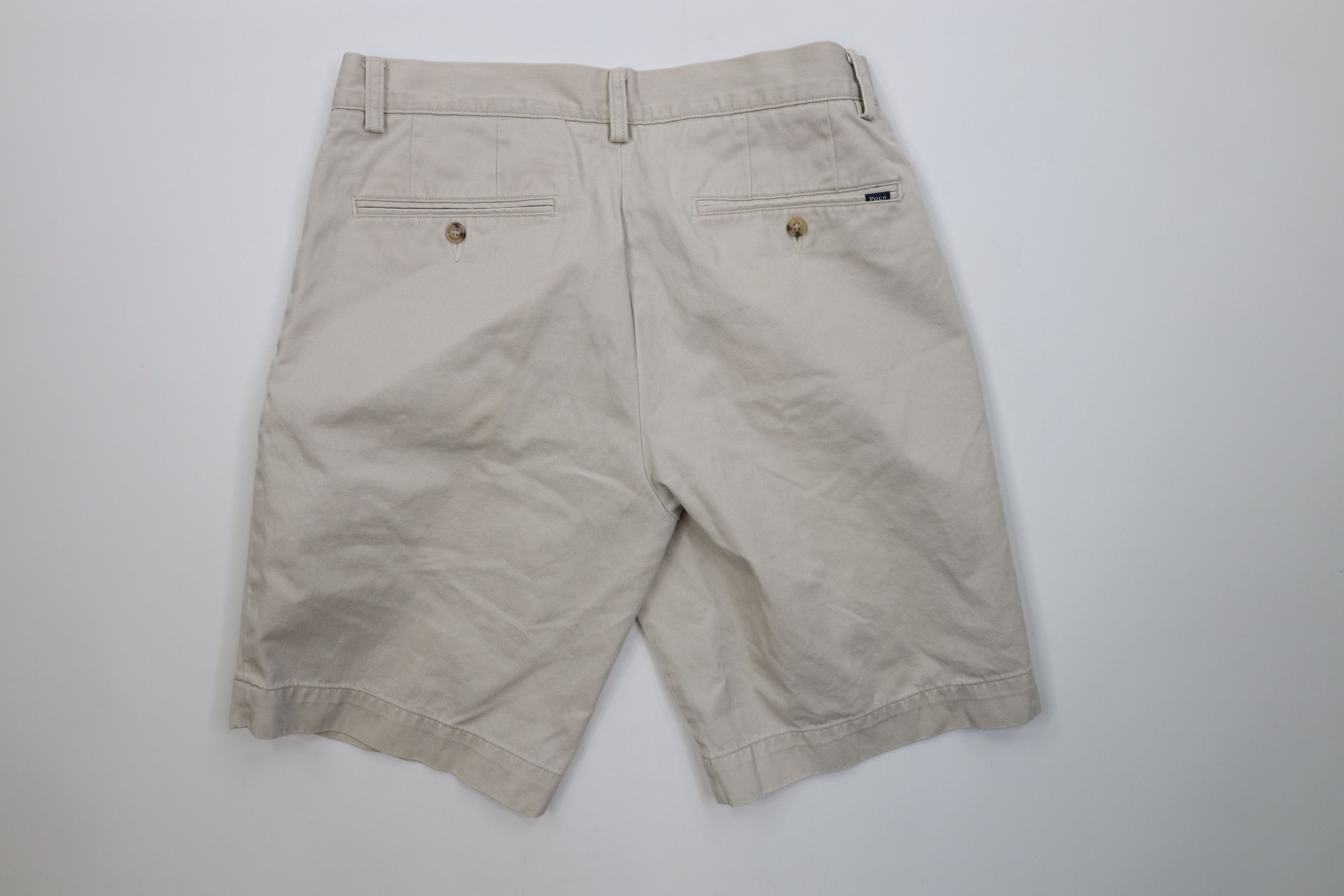 Polo Ralph Lauren Vintage Ralph Lauren Fit Above Knee Chino Shorts Beige Size US 30 / EU 46 - 11 Thumbnail