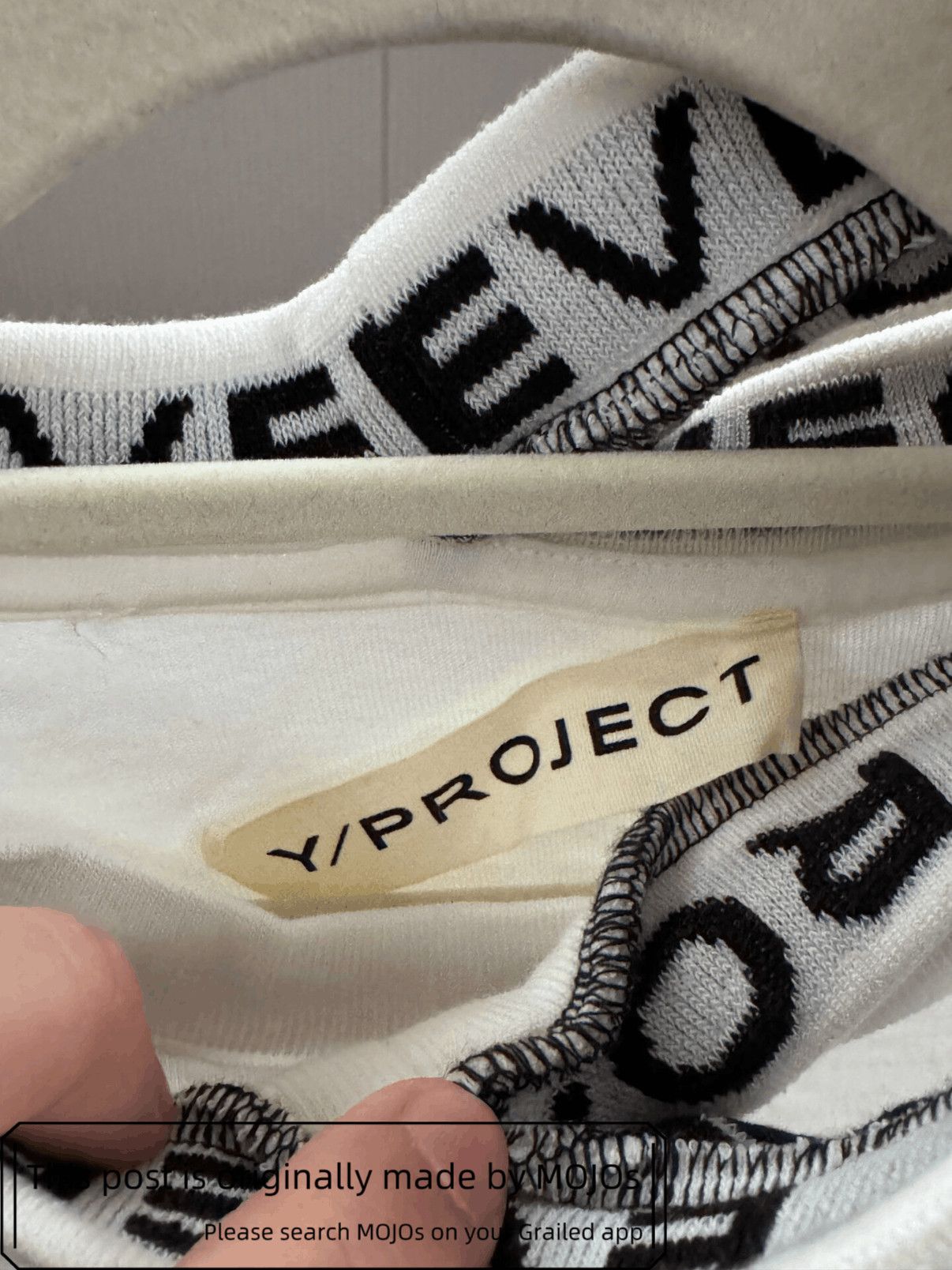 Y/Project Y/Project 23SS Stripe Collar Tee mojos1443 Size US S / EU 44-46 / 1 - 4 Thumbnail