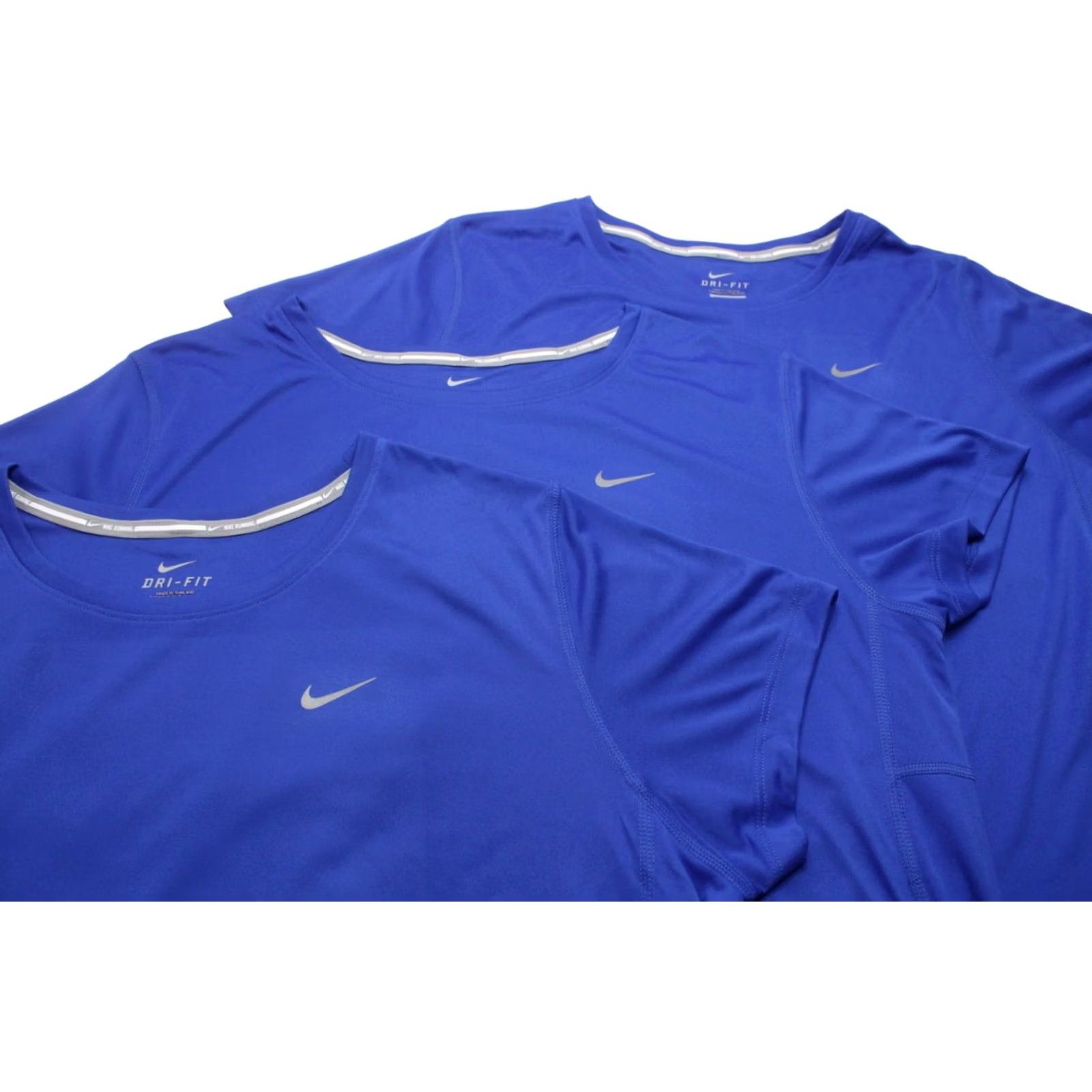 Nike Nike Running Dri-Fit T-Shirt Jersey Crew Neck XL Sleeveless 3 Piece Mens Blue Size US XL / EU 56 / 4 - 7 Thumbnail