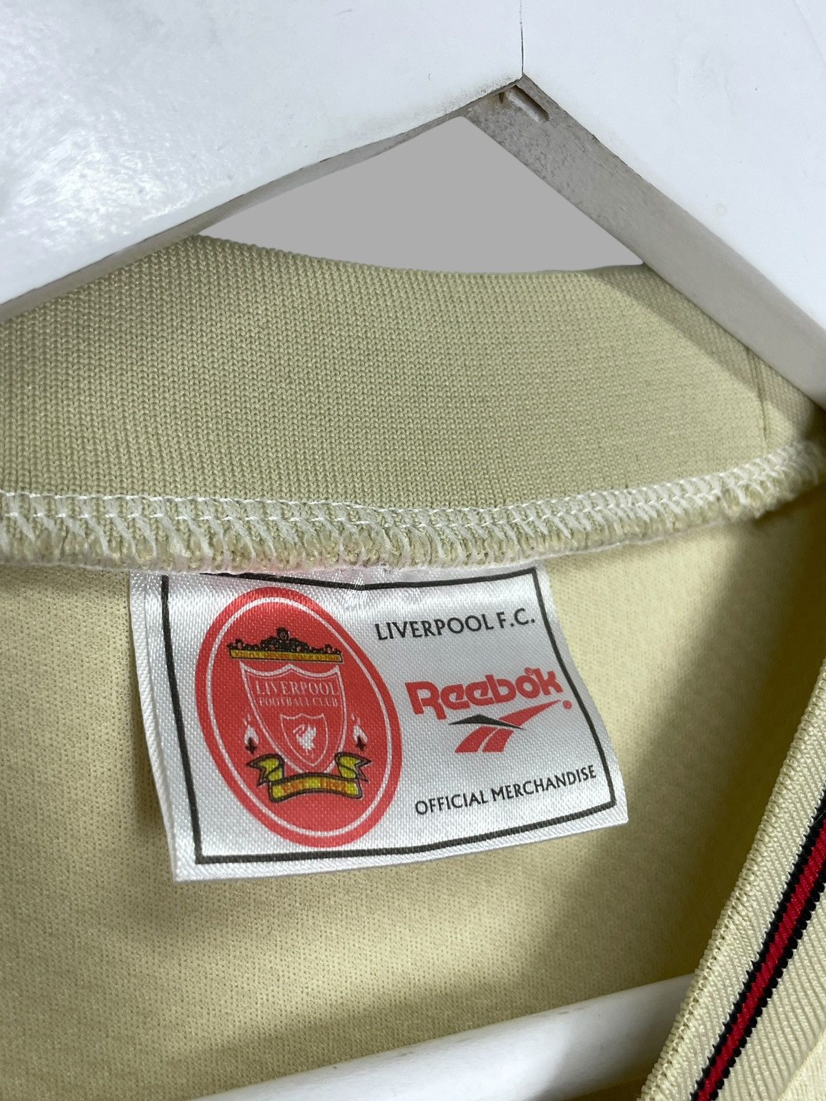 Reebok Liverpool FC Reebok 1996/97 Away Vintage Football Shirt Size US XL / EU 56 / 4 - 14 Thumbnail