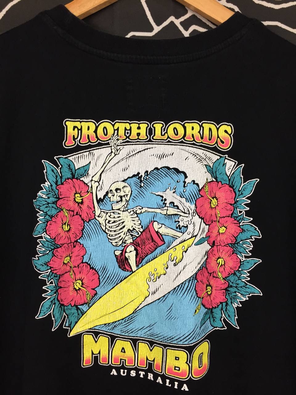 Mambo Mambo Smart Arts Froth Lords Mambo Skeleton Surf Tee Size US XL / EU 56 / 4 - 3 Thumbnail