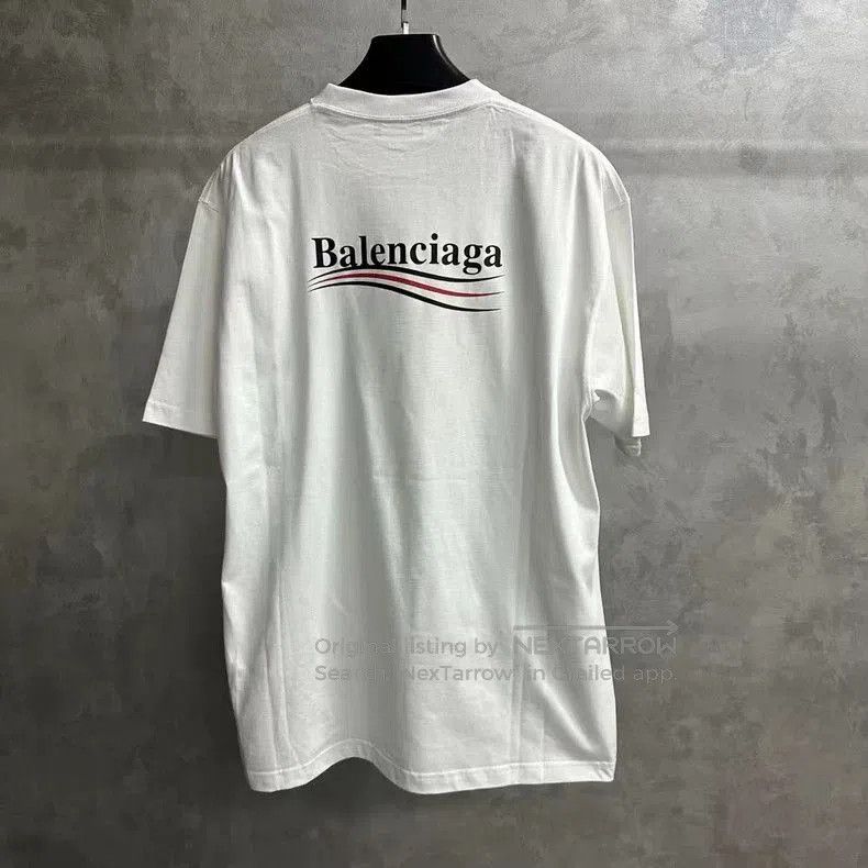 Balenciaga Balenciaga White Coke Print Oversized T. Size US S / EU 44-46 / 1 - 2 Thumbnail