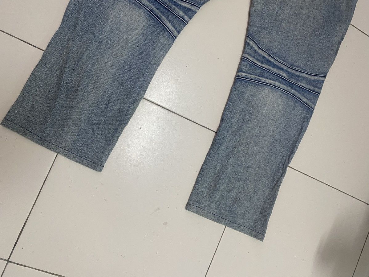 Balmain Men's Balmain Biker Denim Jeans . Hard To Find Style. Size US 39 - 12 Thumbnail
