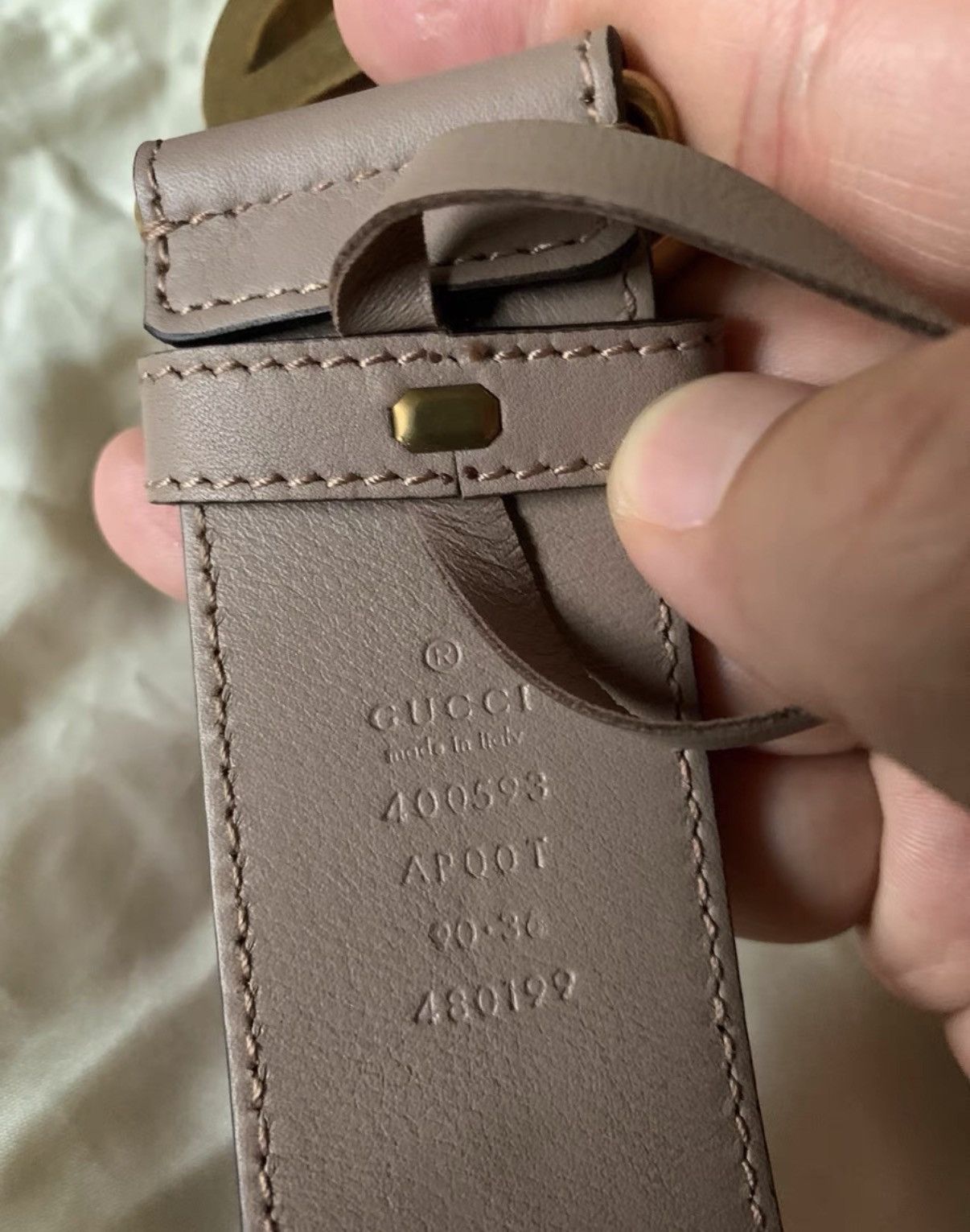 Gucci Gucci Genuine Leather Belt K16 Size ONE SIZE - 4 Thumbnail